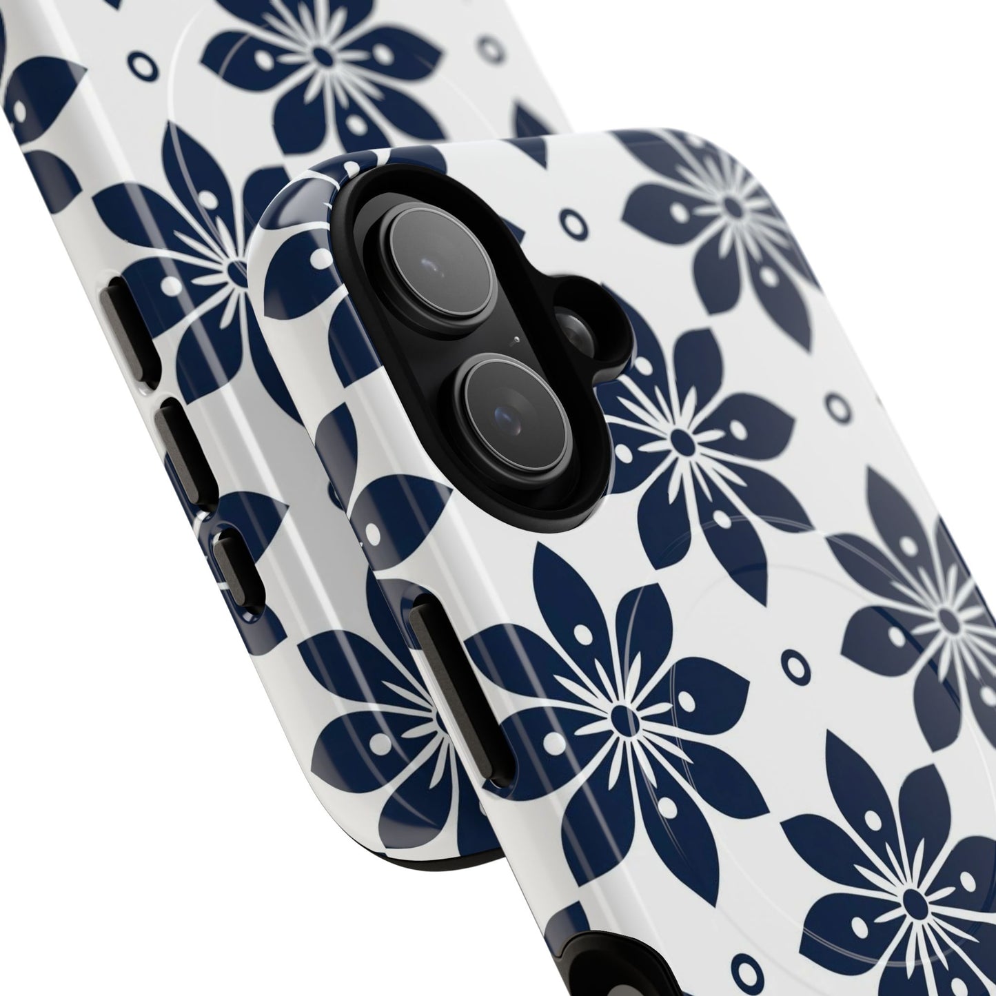 Azure Lattice Tough Magnetic Case