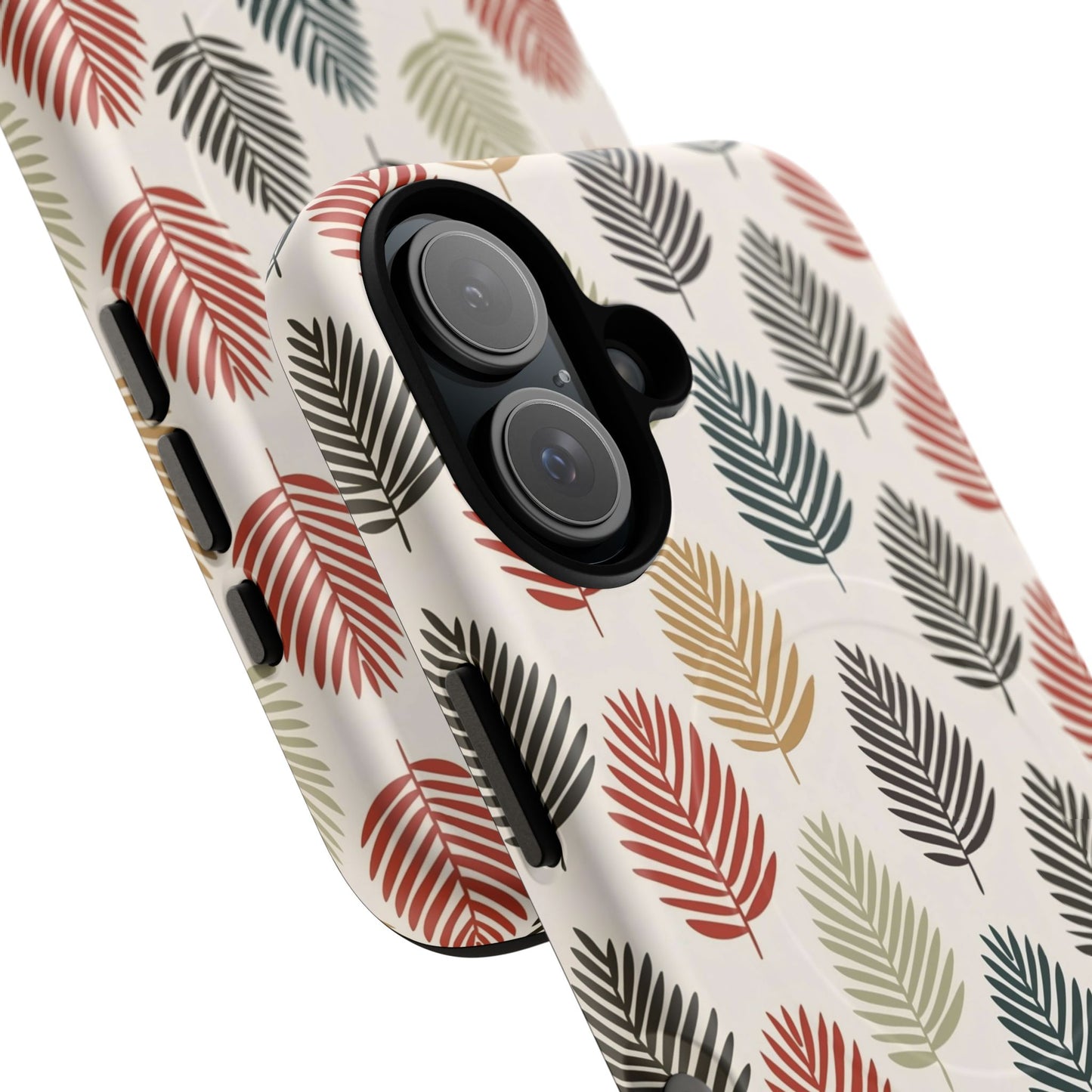 Robuste magnetische Handyhülle mit Herbstlaub-Motiv