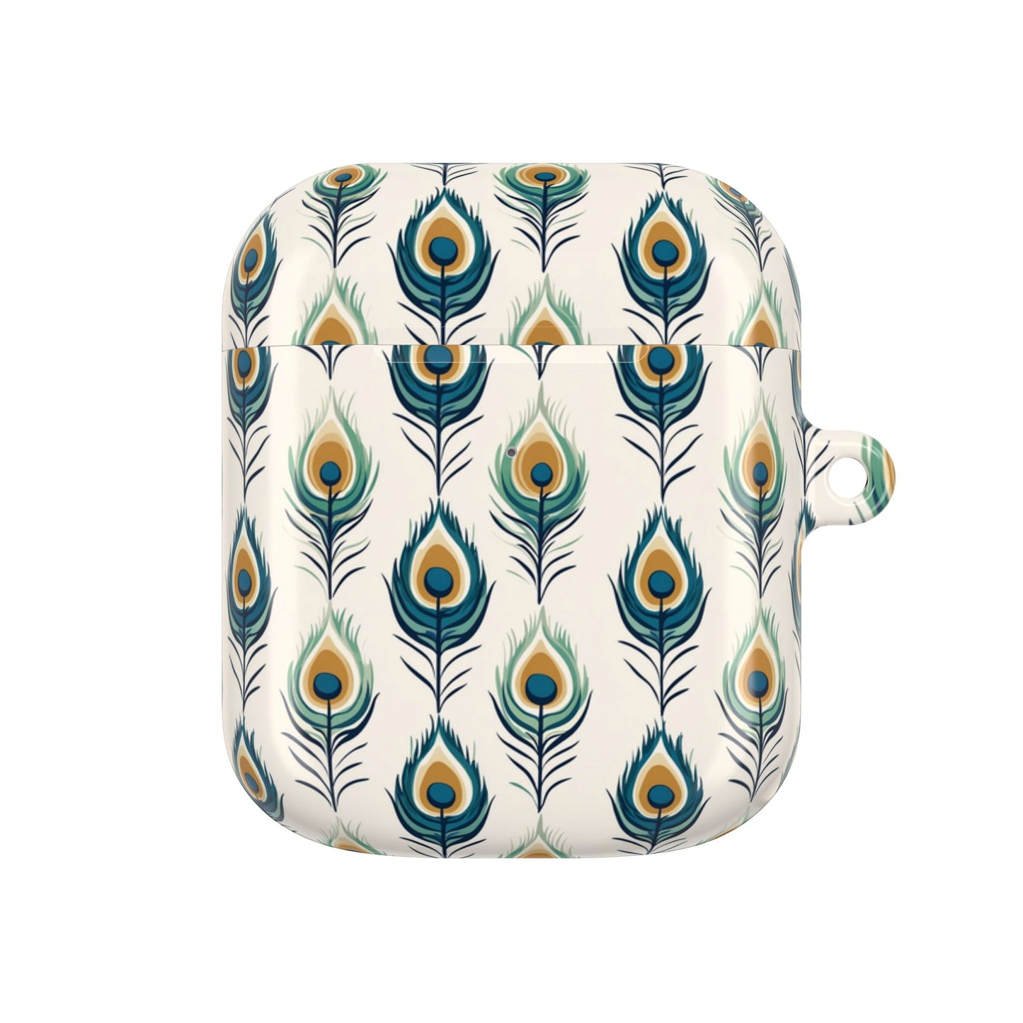Strutting Peacock Feather AirPod Cases