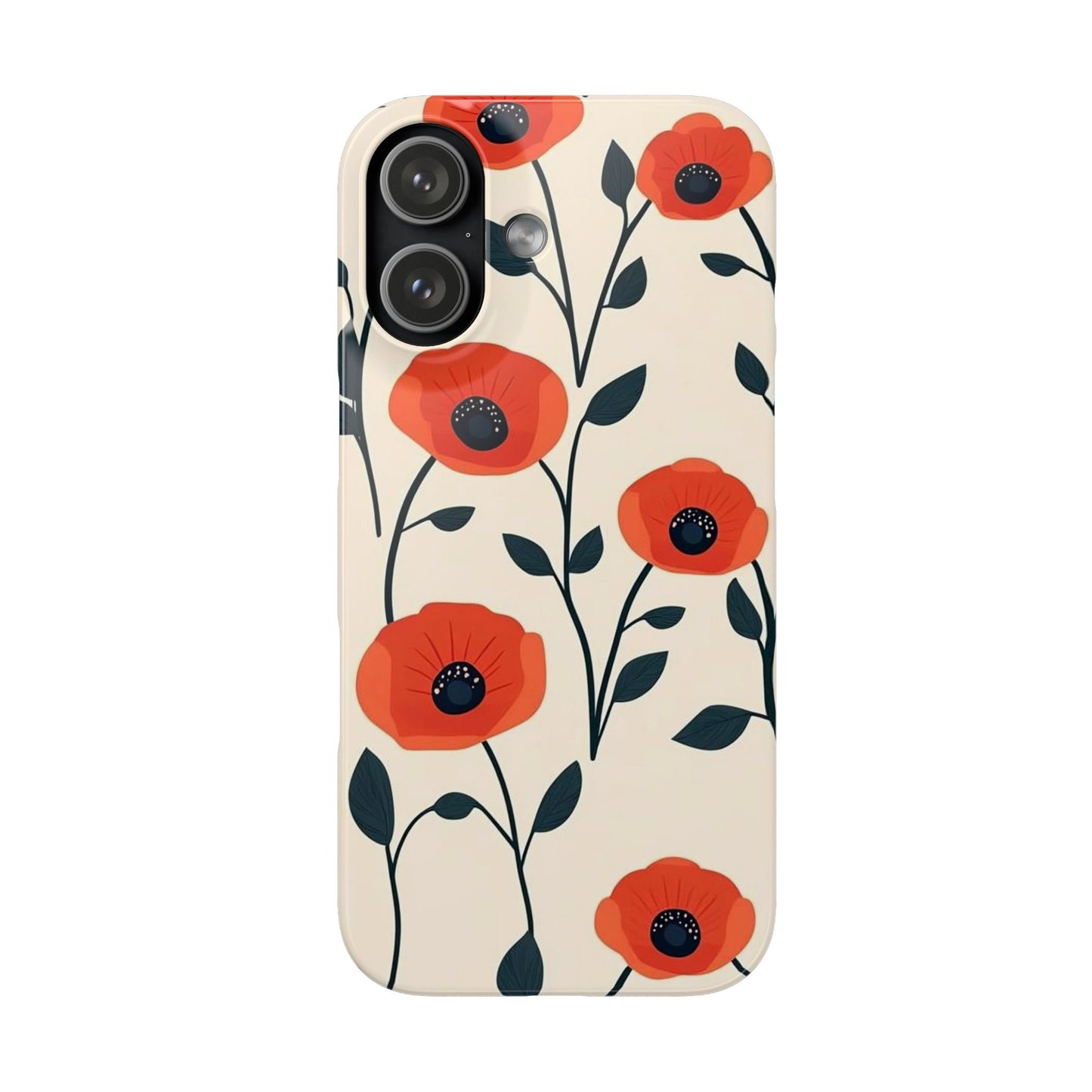 Poppy Fields Phone Snap Case