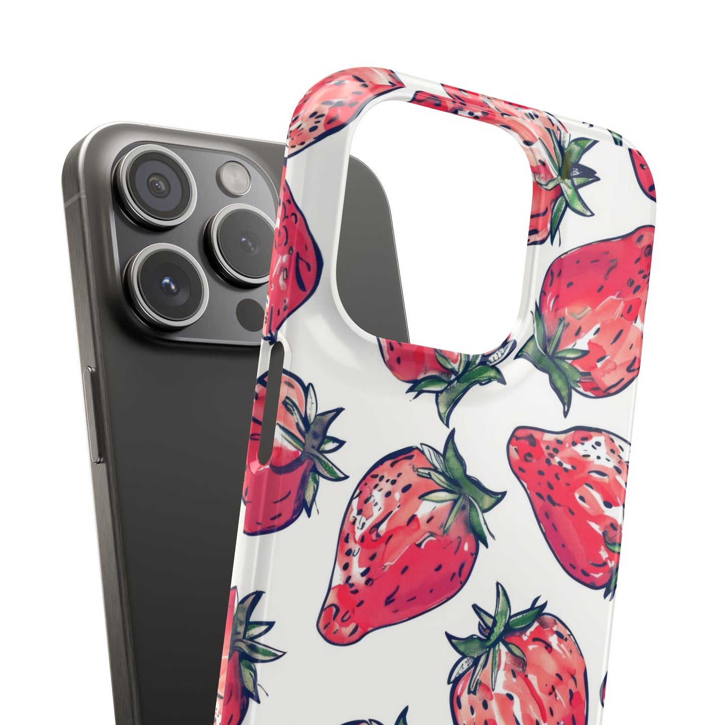 Creamy Berry Phone Snap Case