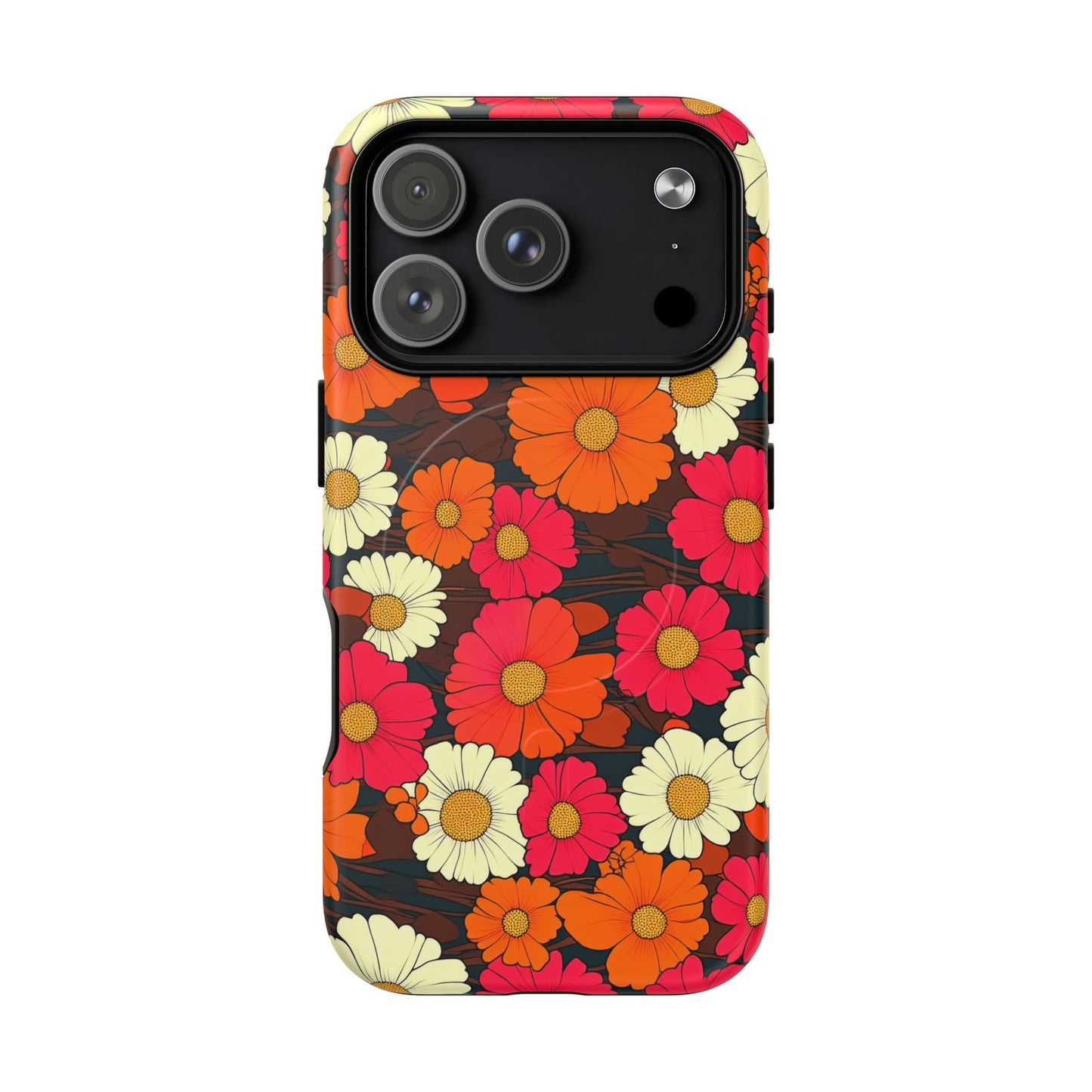 Flower Power Vintage Phone Tough Magnetic Case