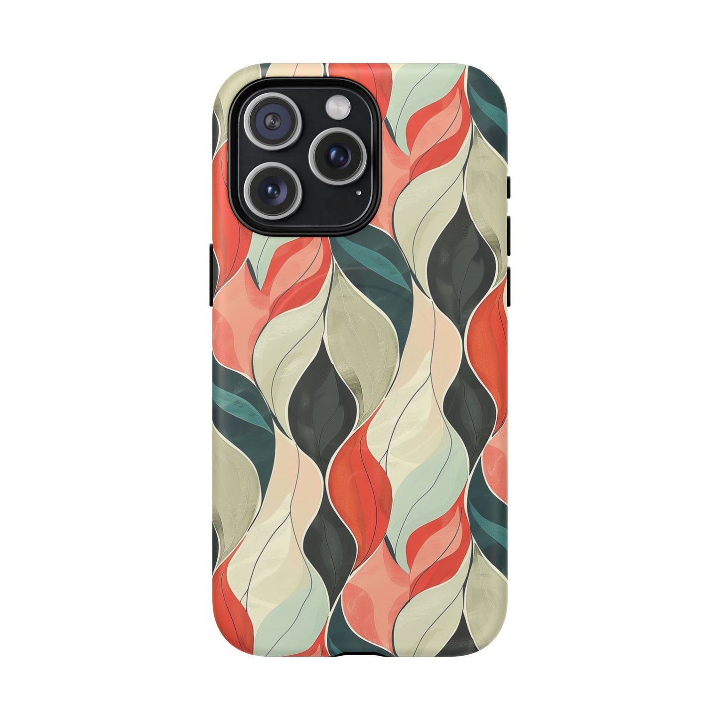 Soft Swirl Floral Tough Magnetic Case