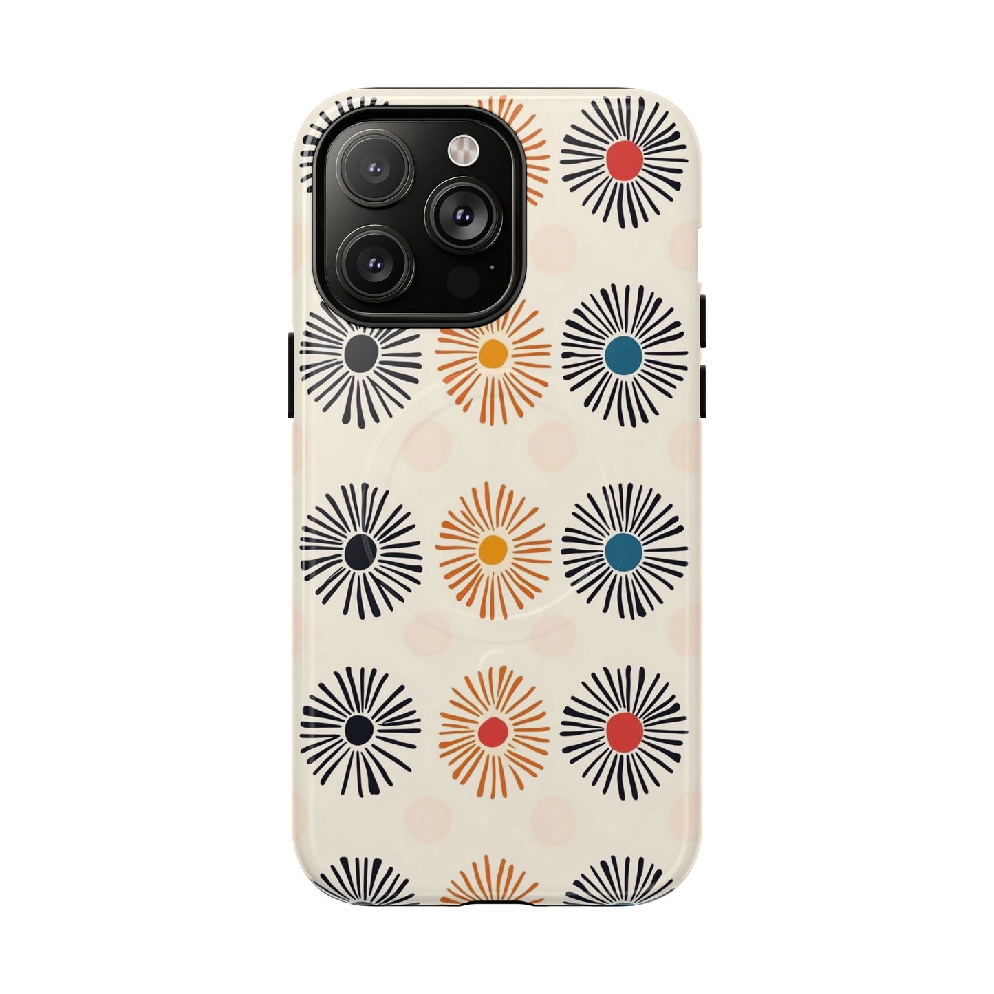 Burstwise Colorful Floral Tough Magnetic Case