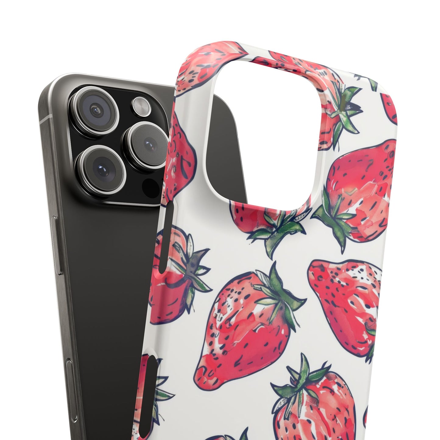 Creamy Berry Phone Snap Case