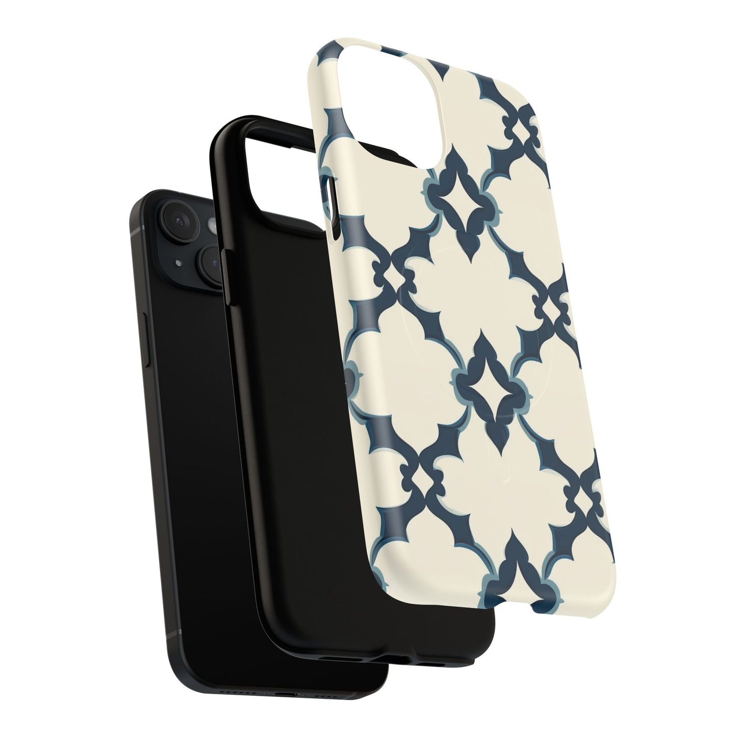 Midnight Quatrefoil Tough Magnetic Case
