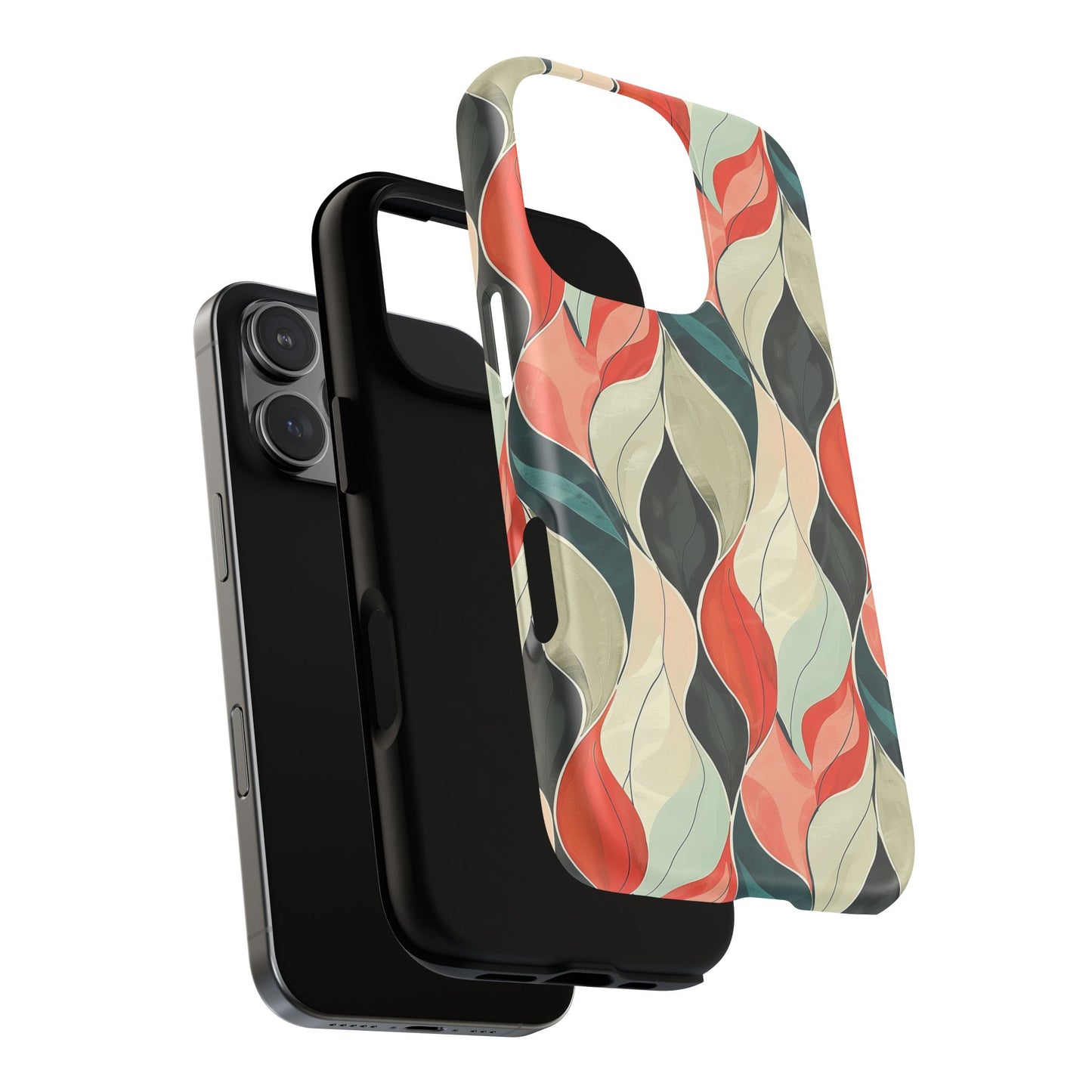 Soft Swirl Floral Tough Magnetic Case