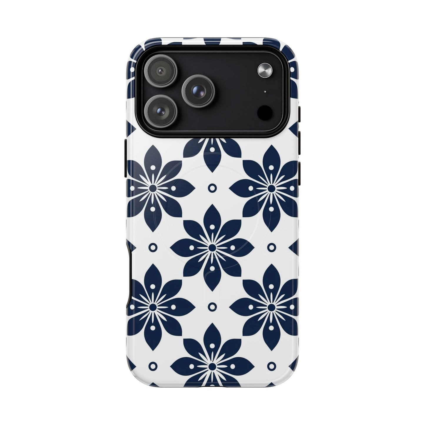 Azure Lattice Tough Magnetic Case