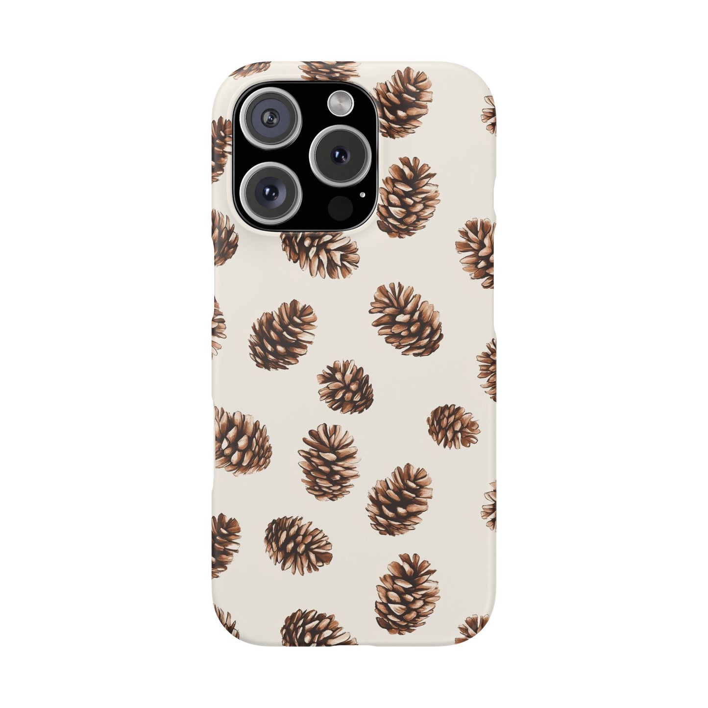 Woodland- Pine Cone Snap Phone Case