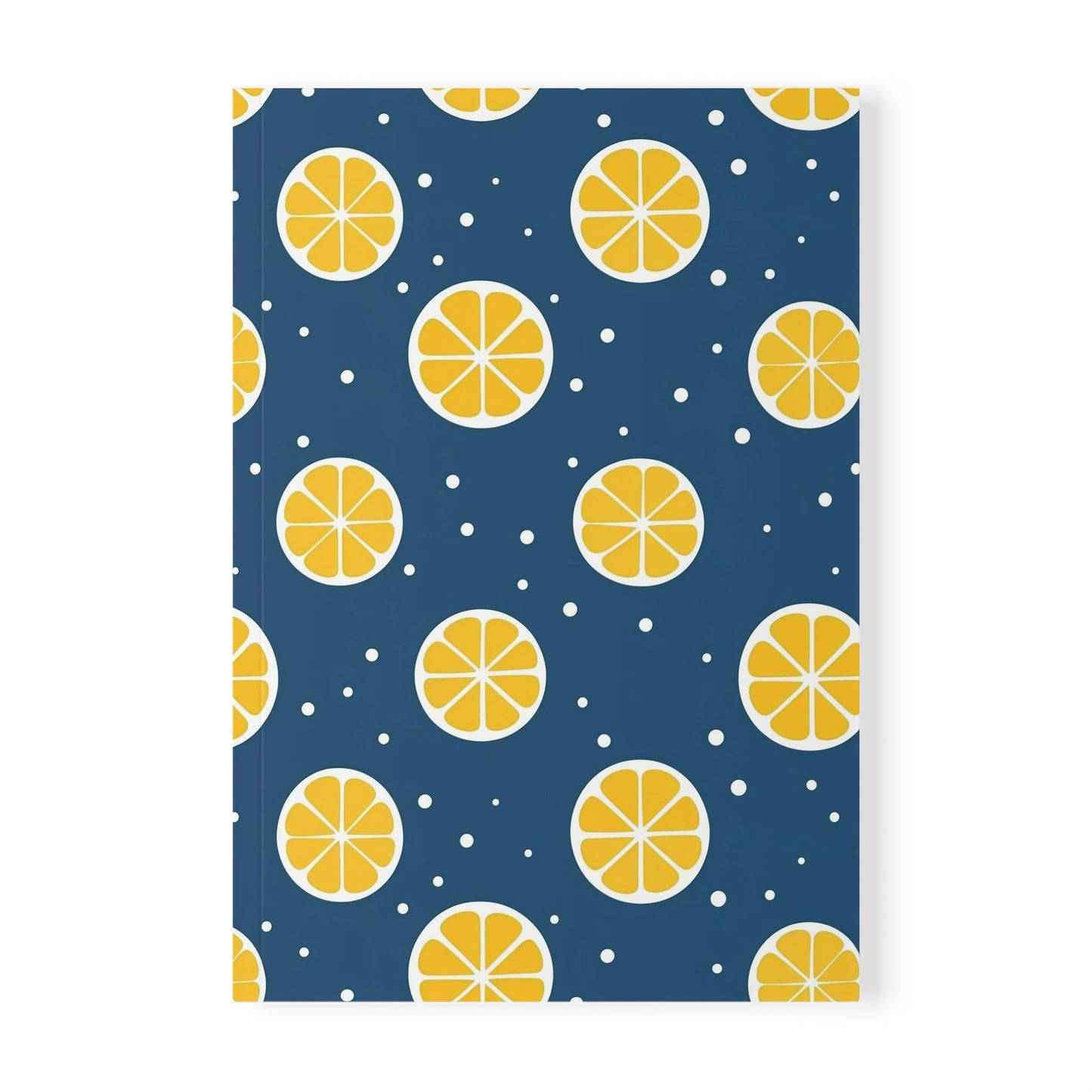 Twilight Zest Lemon Notebook, Softcover Journal, A5