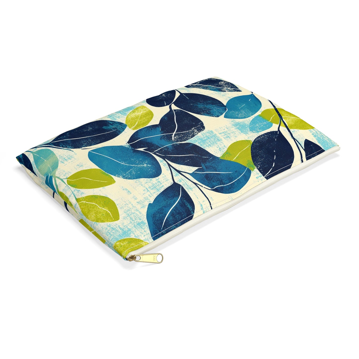 Retro Leaves Accessory Pouch