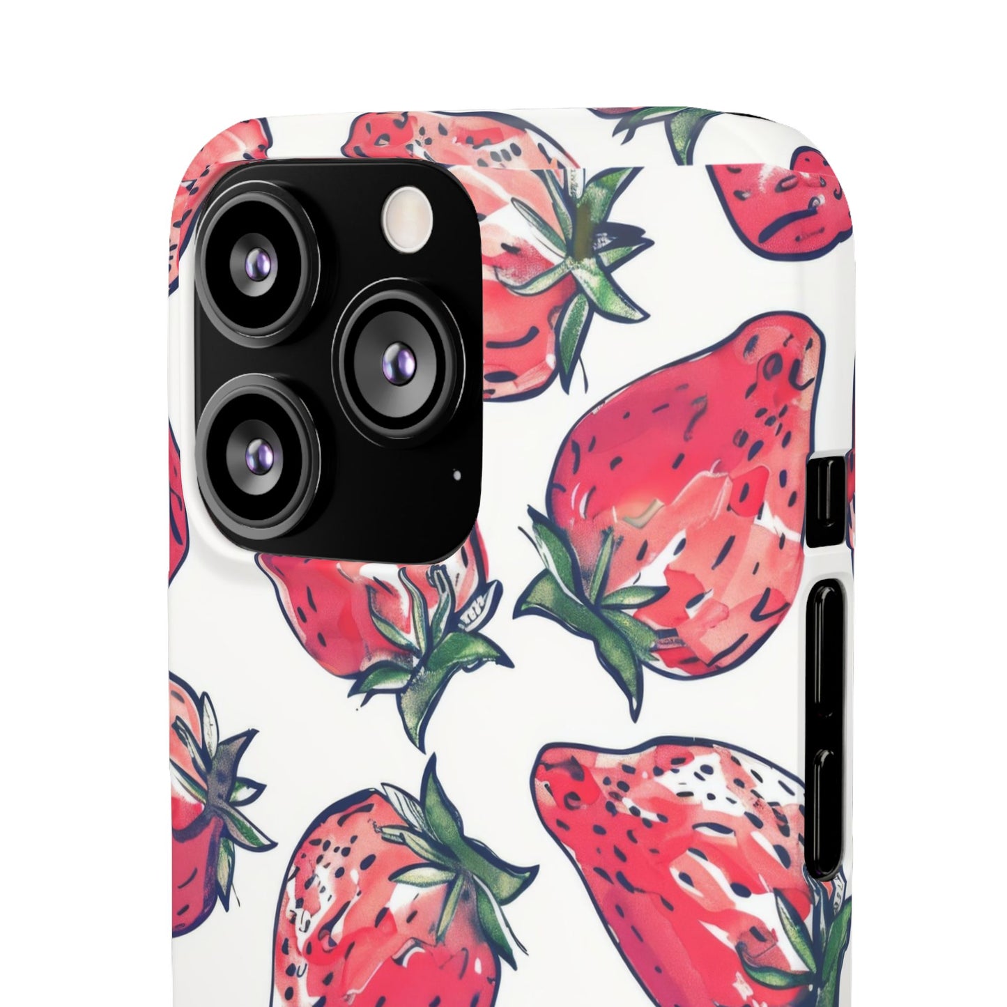 Creamy Berry Phone Snap Case