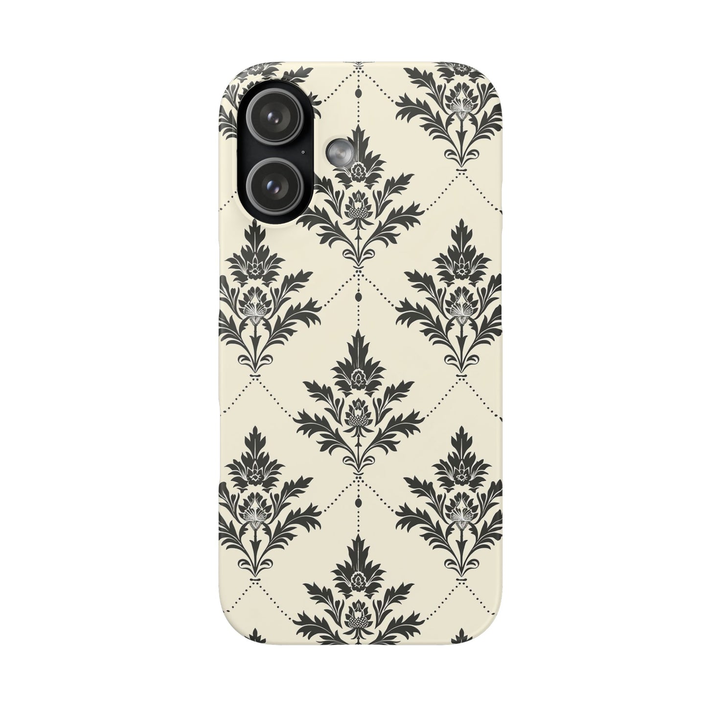 Midnight Damask Snap Case