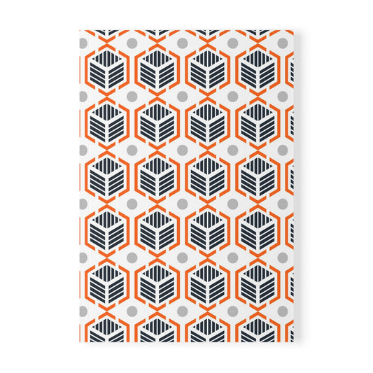 Geometric Pattern Softcover Notebook A5