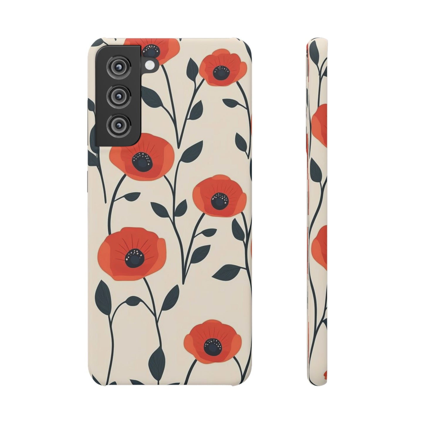 Poppy Fields Phone Snap Case