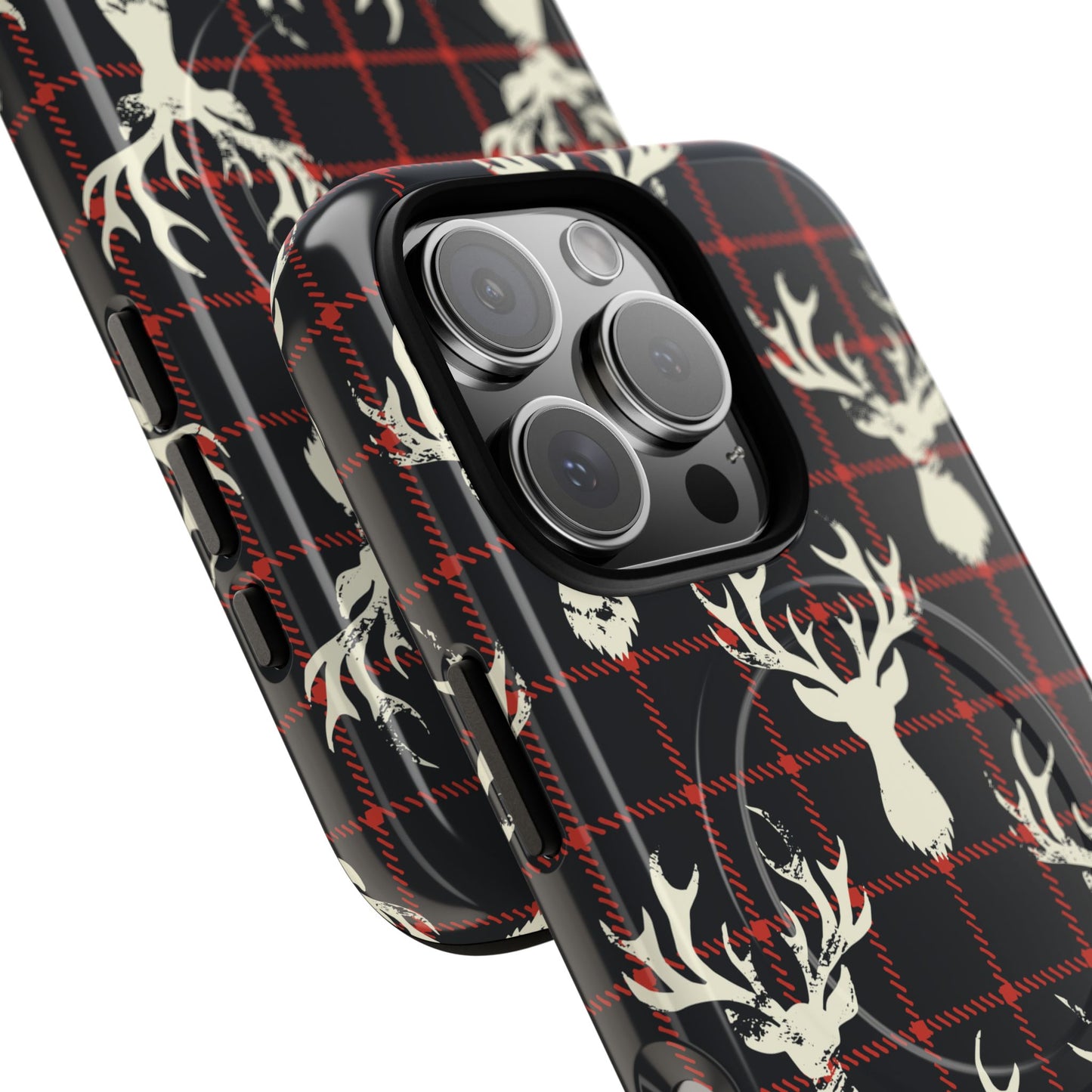 Stag Plaid Tough Magnetic Case