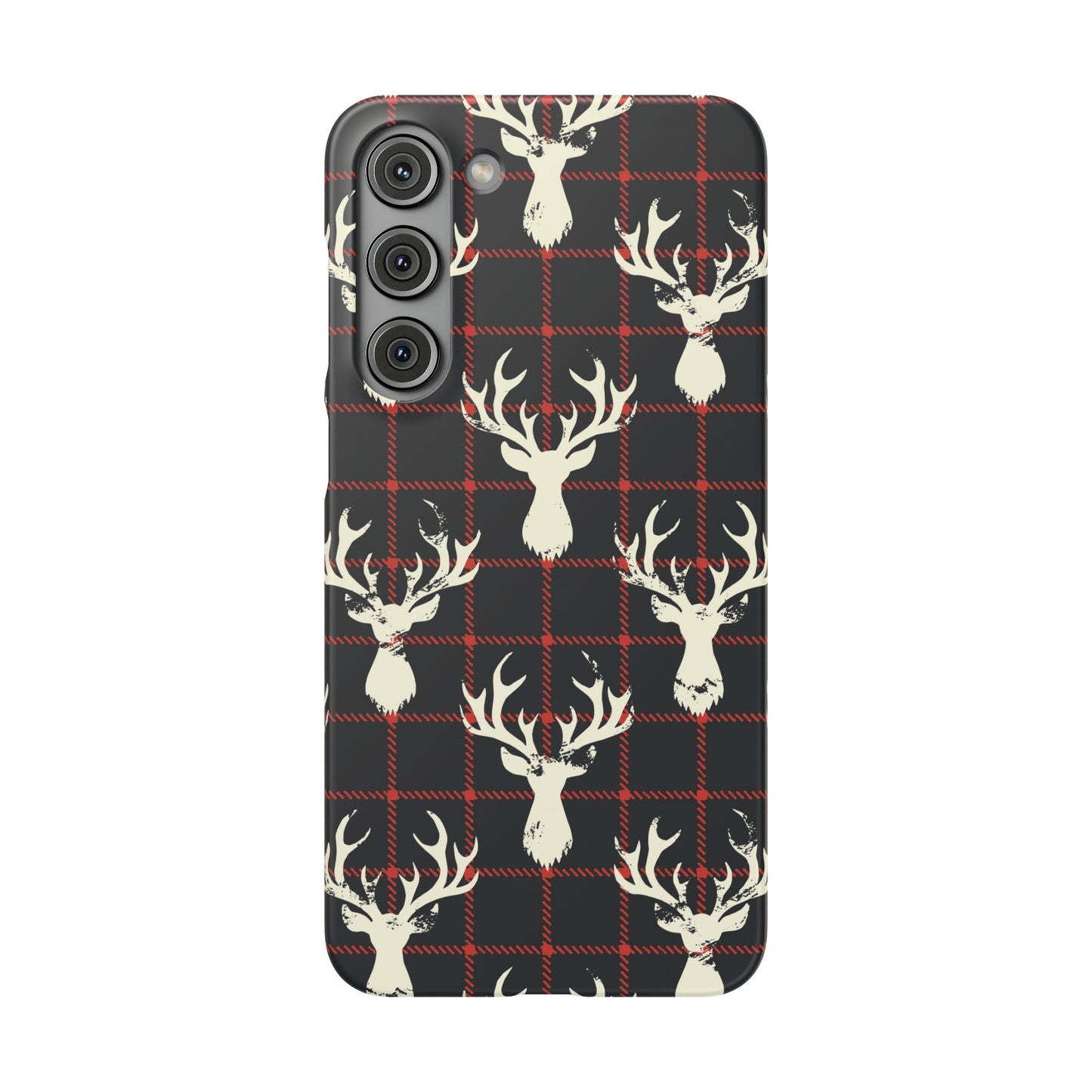 Stag Plaid Snap Case