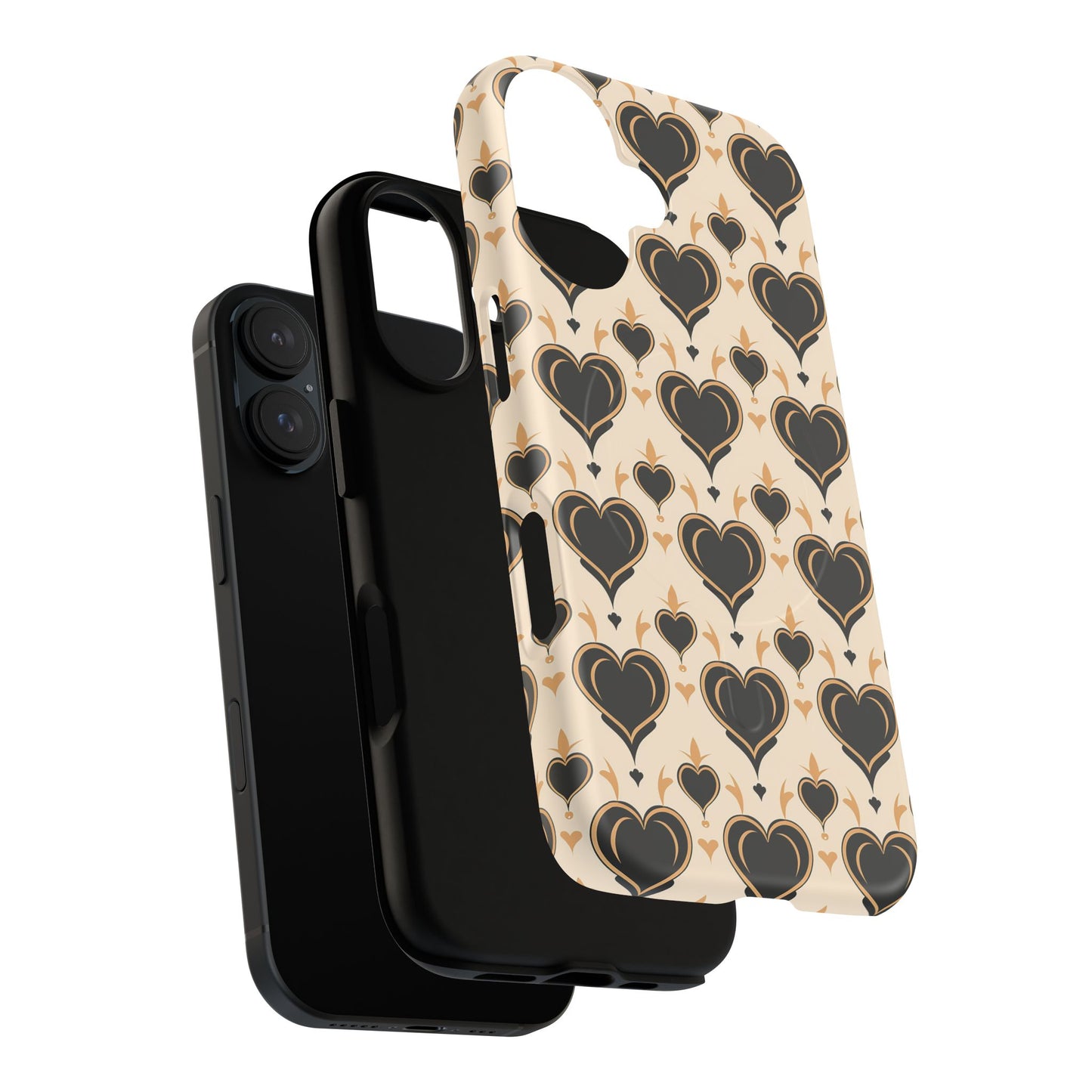 Prose in Taupe Tough Magnetic Phone Case
