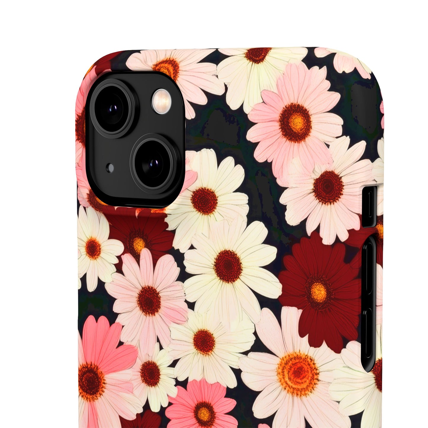 Petal Swing Retro Floral Snap Case