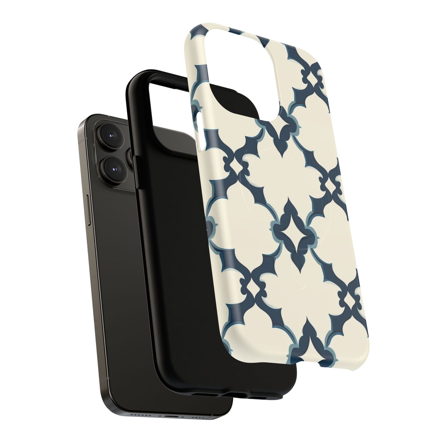 Midnight Quatrefoil Tough Magnetic Case