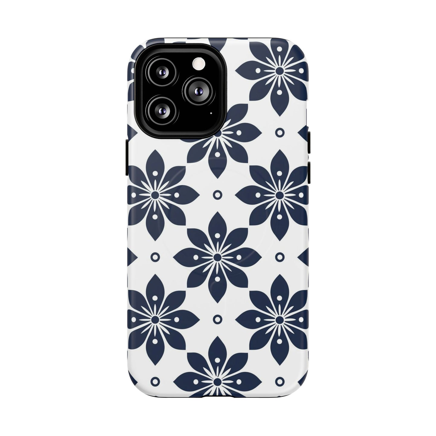 Azure Lattice Tough Magnetic Case