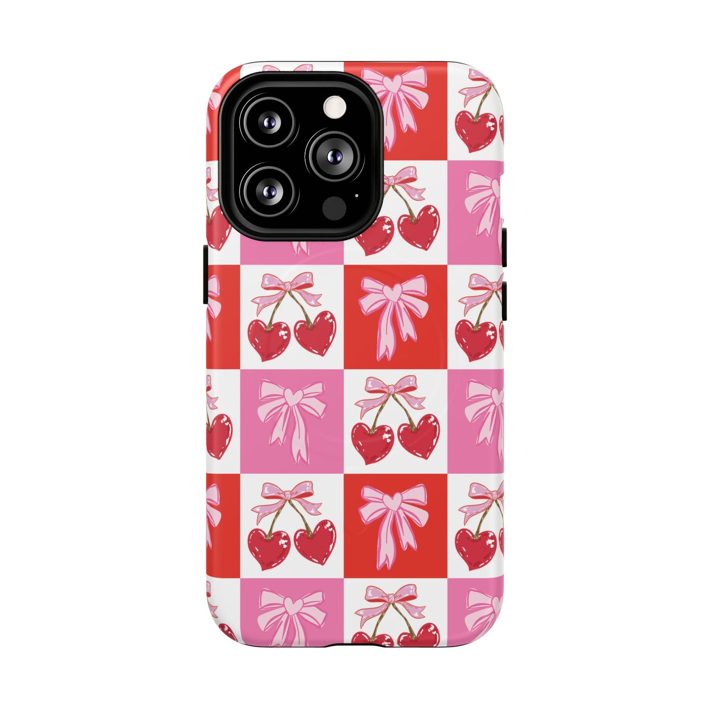 Sweet Pink Coquette Tough Magnetic Phone Case