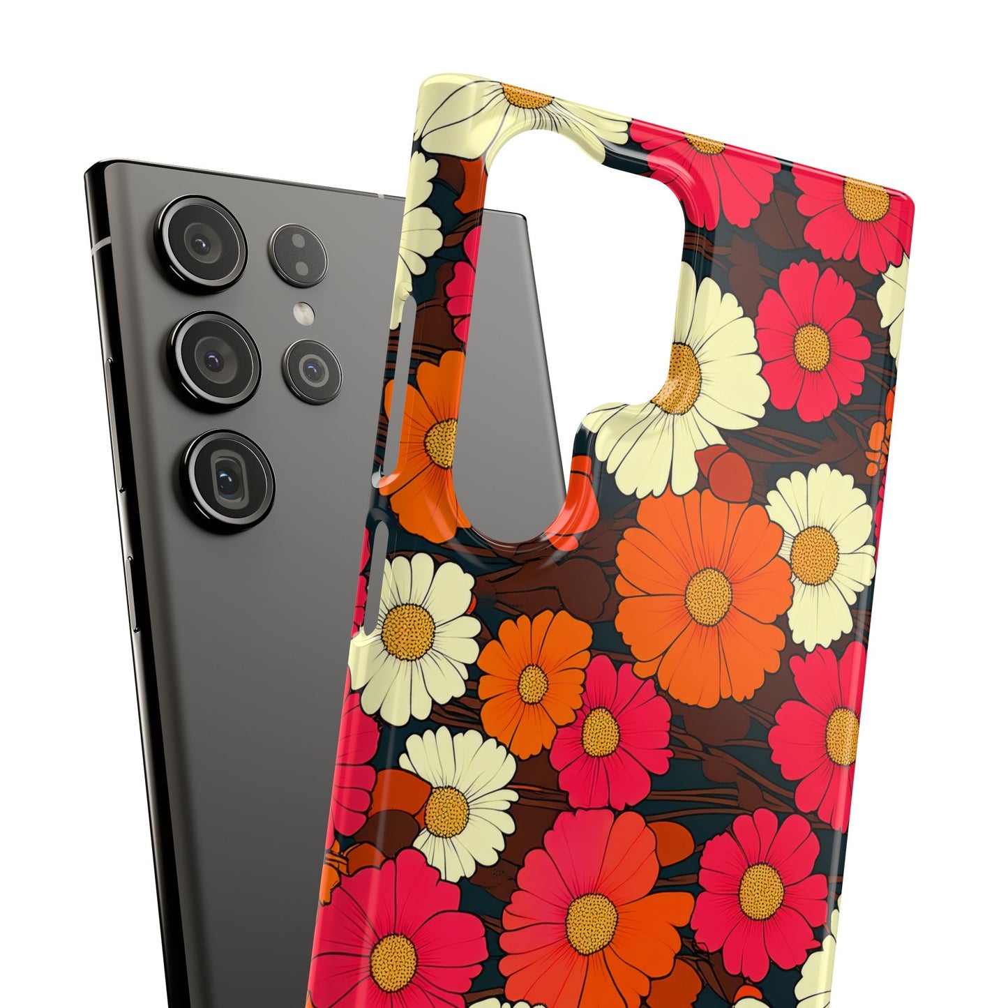 Petal Swing Retro Phone Snap Case