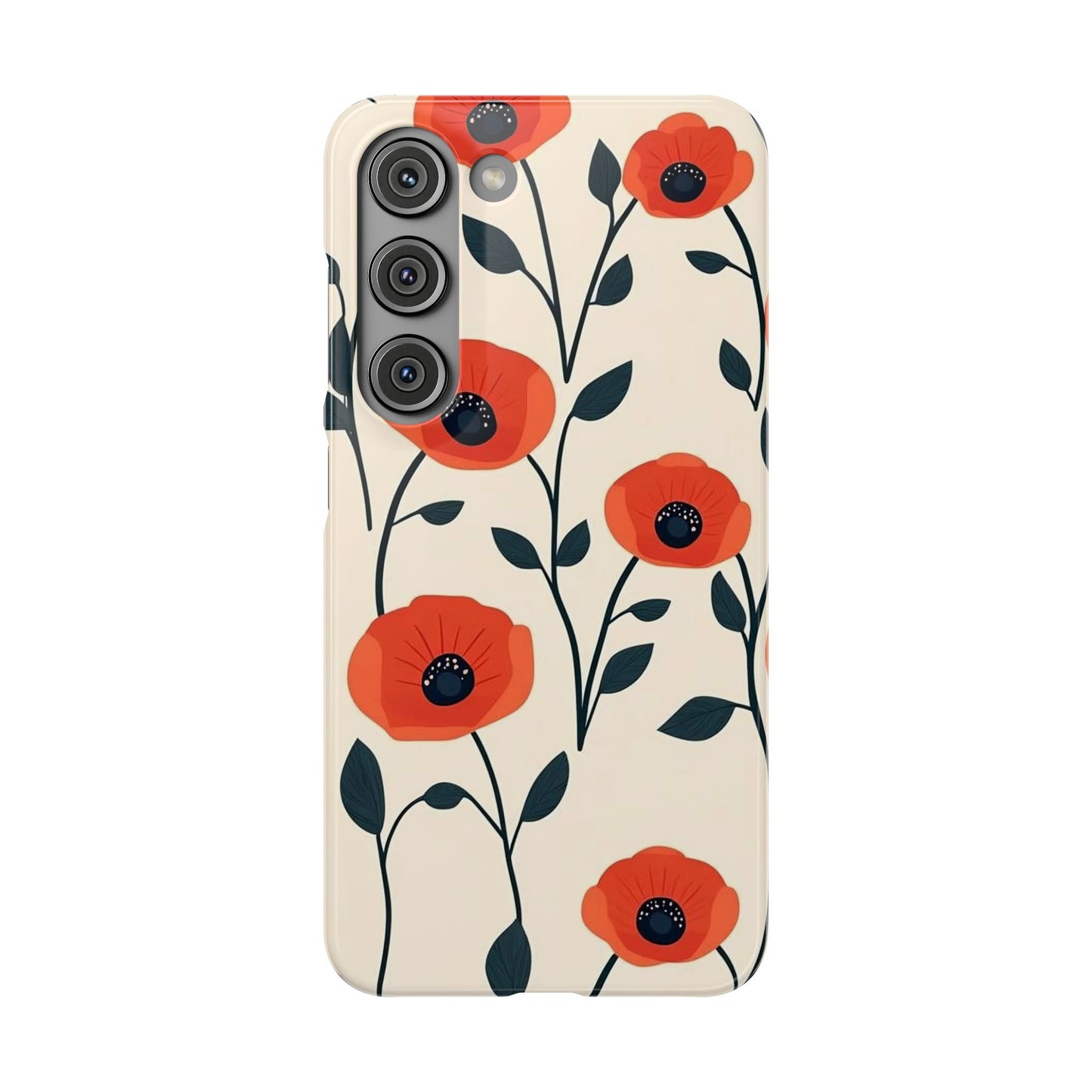 Poppy Fields Phone Snap Case