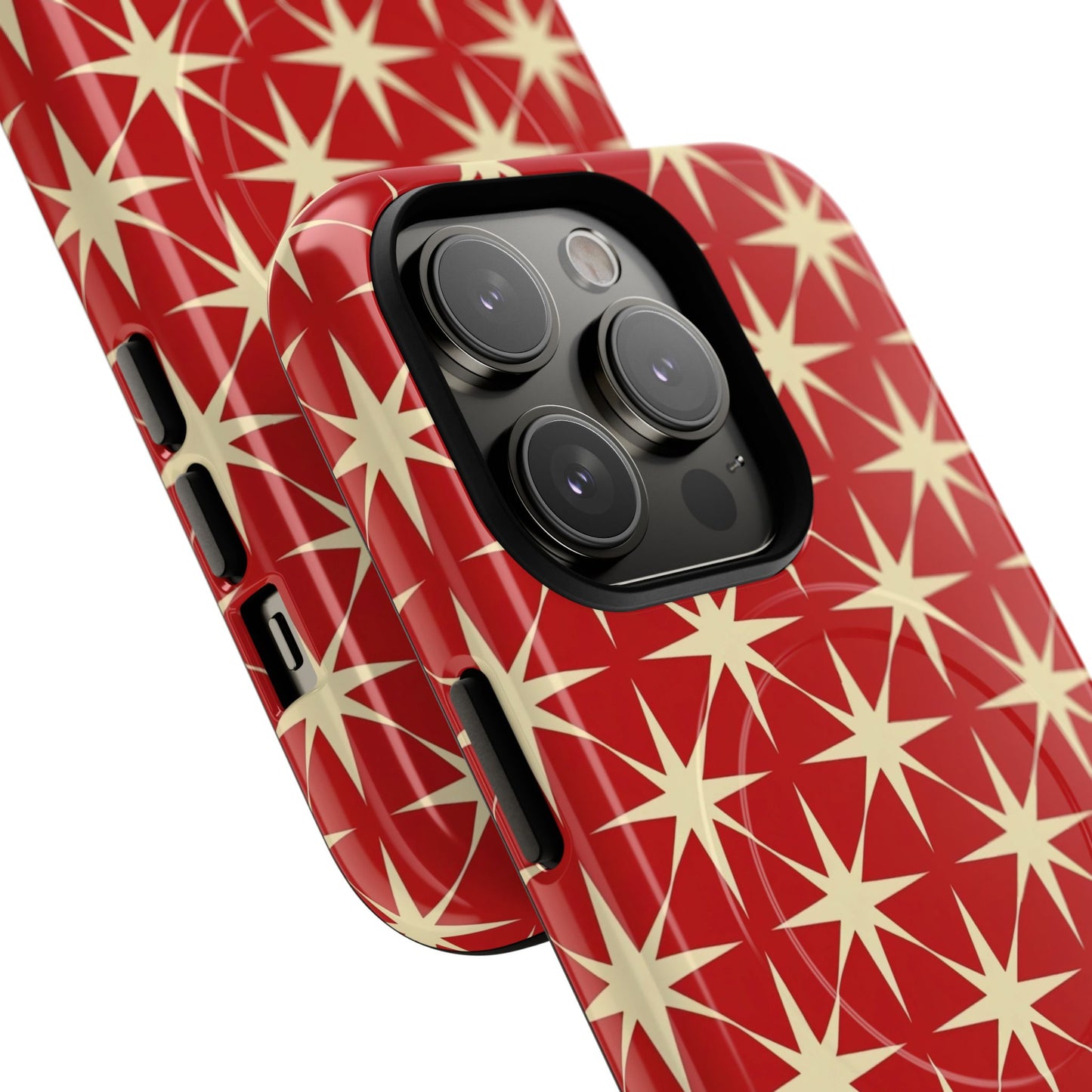 Crimson Star Tough Magnetic Phone Case