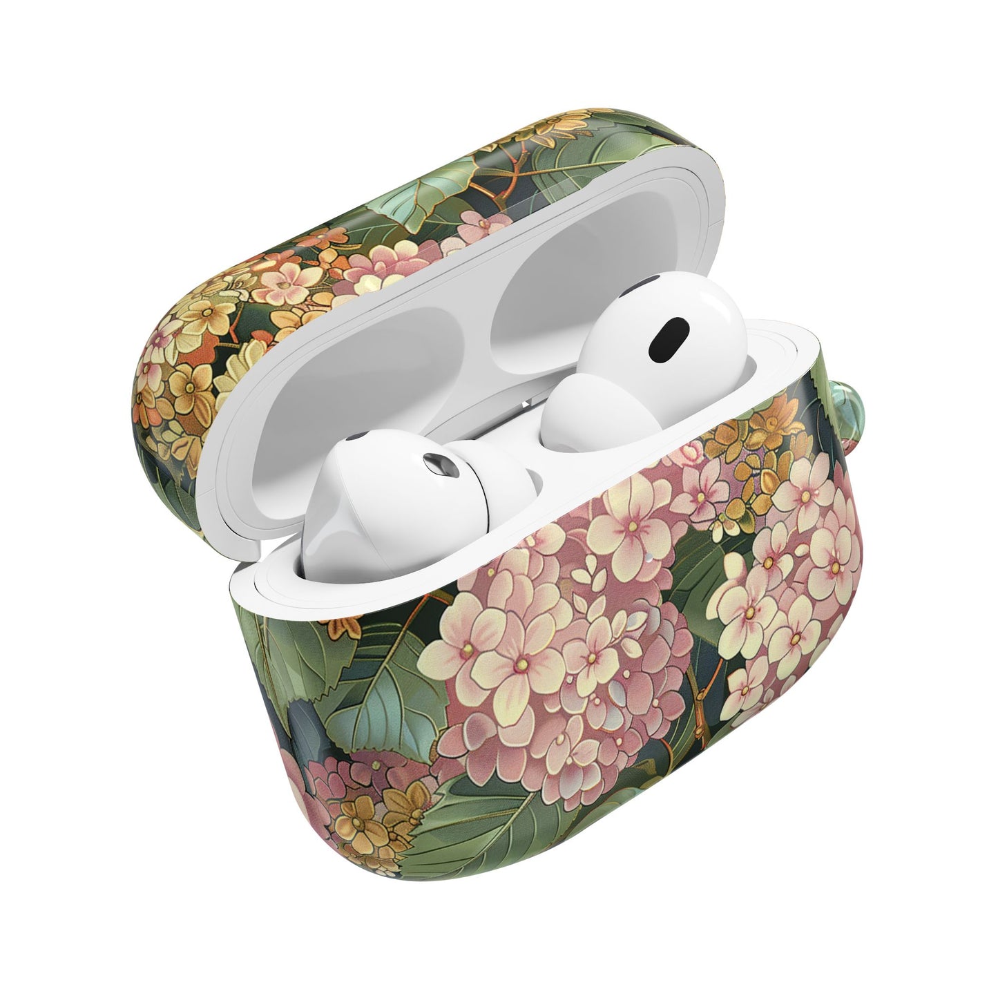 Vintage Hydrangea Floral AirPod Case