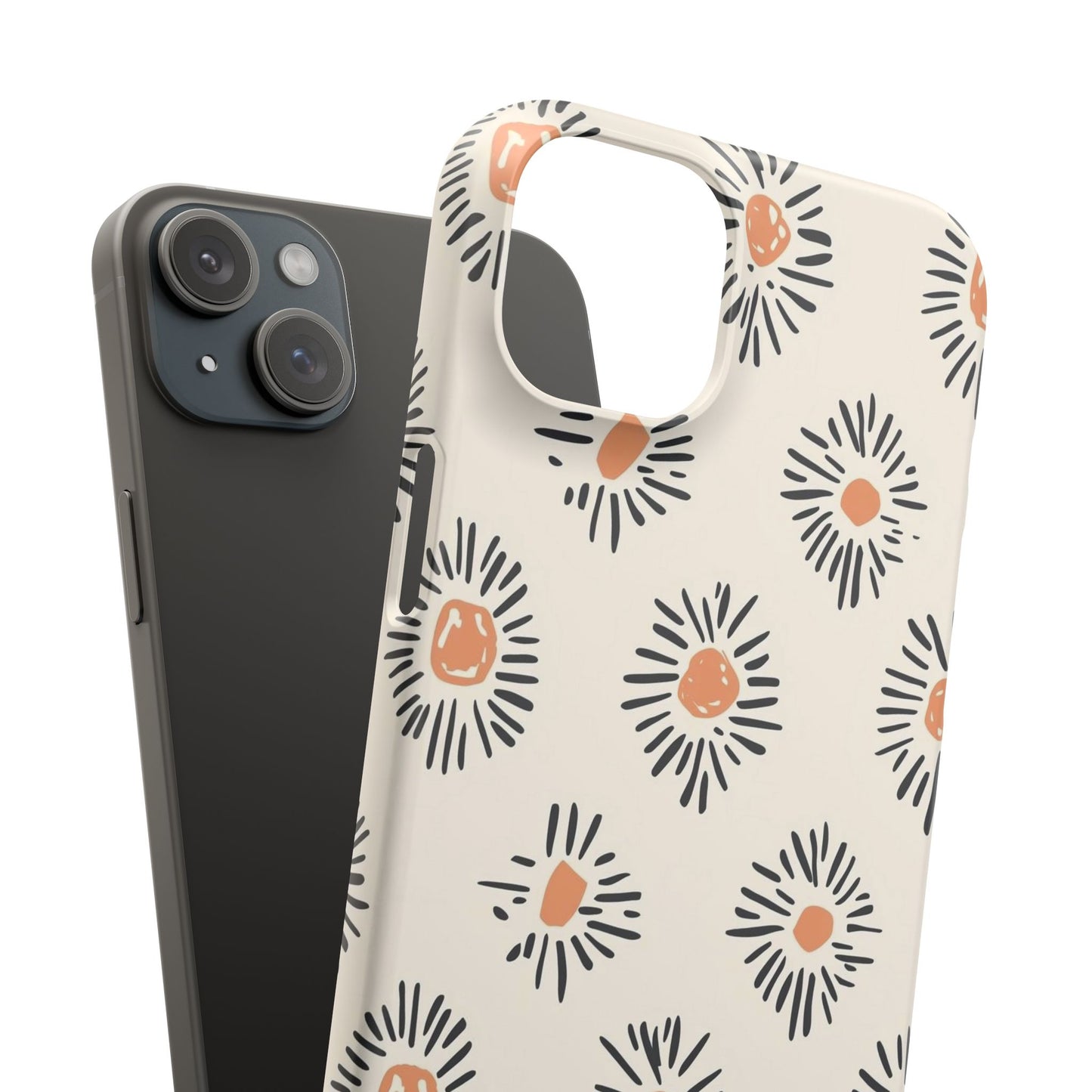 Sunburst Diary Floral Snap Case
