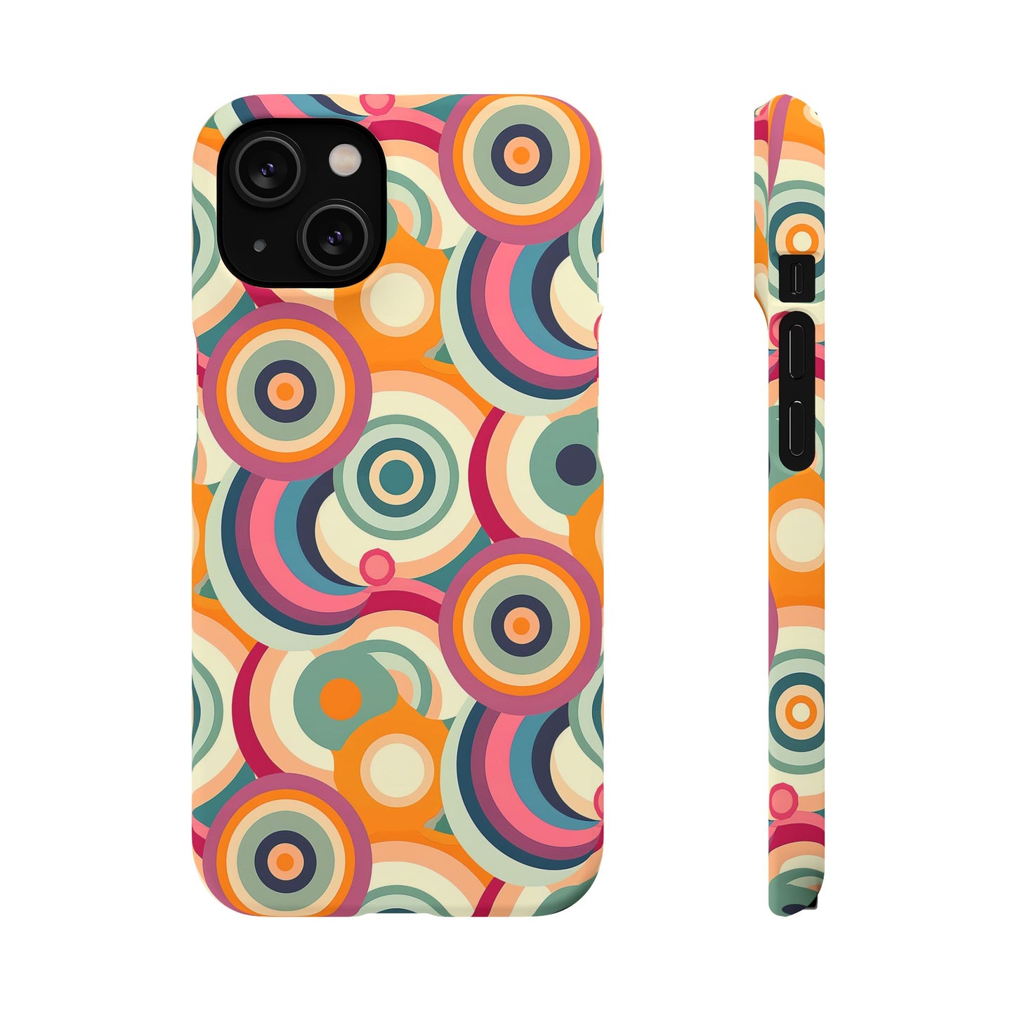 Retro Ripple Snap Case