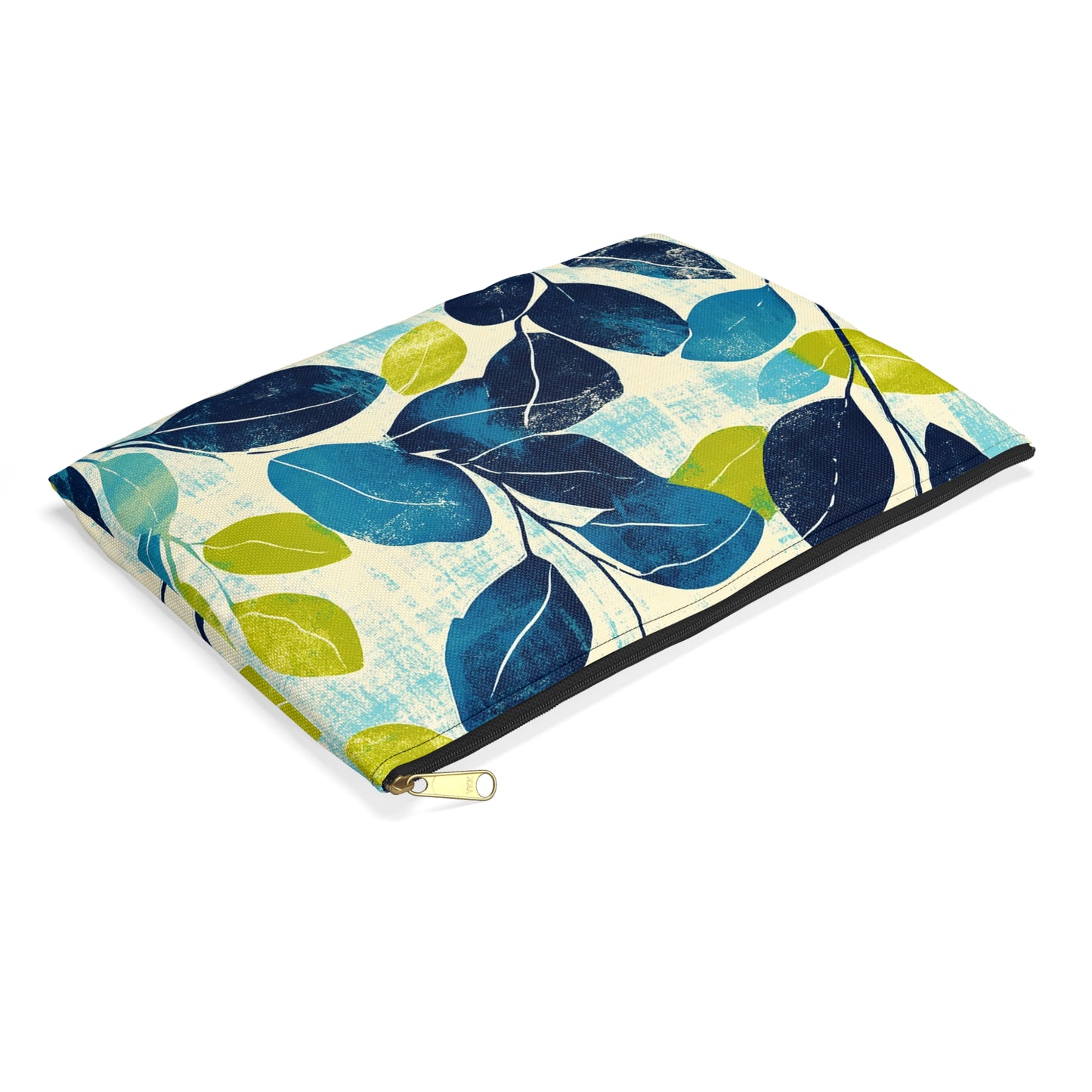 Retro Leaves Accessory Pouch