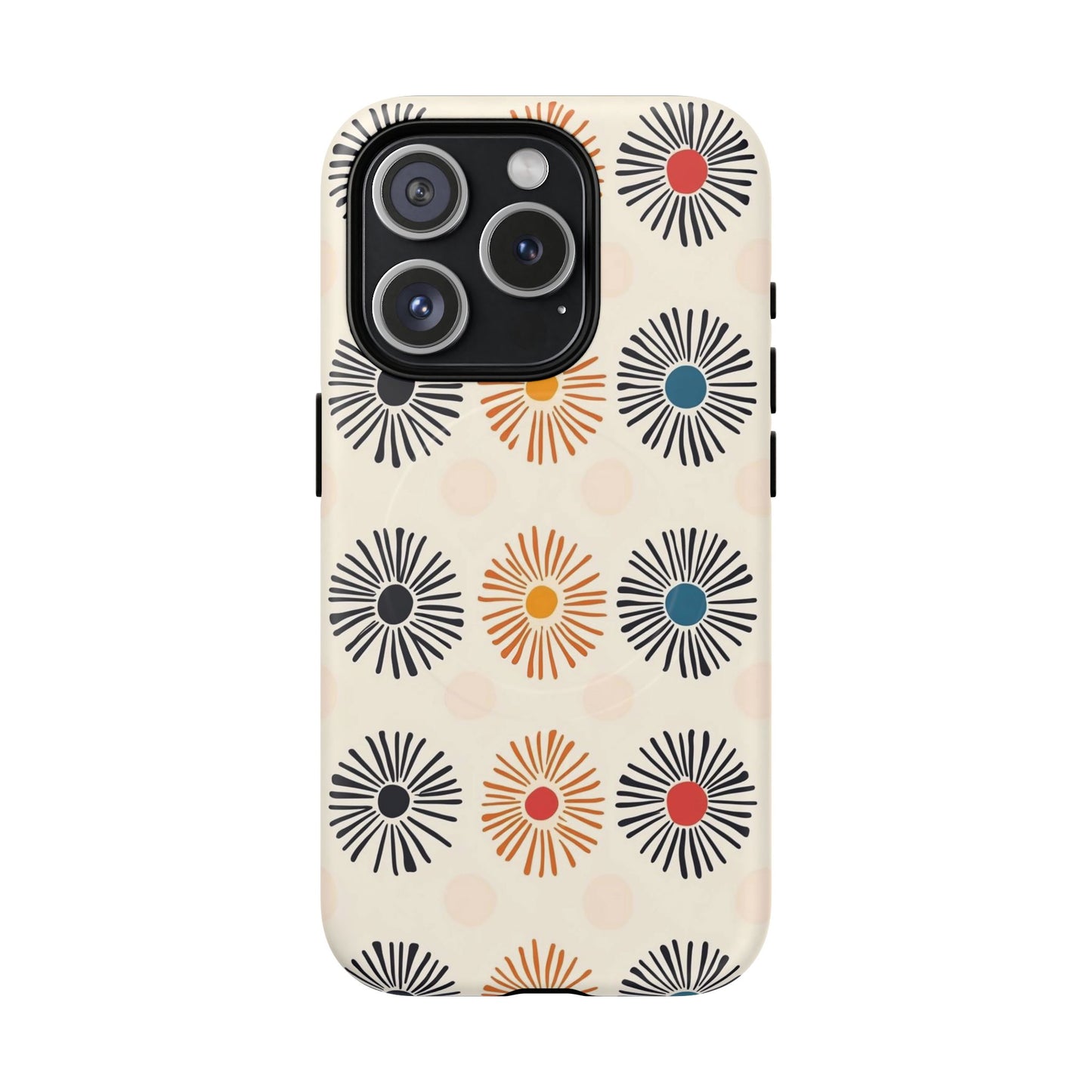 Burstwise Colorful Floral Tough Magnetic Case