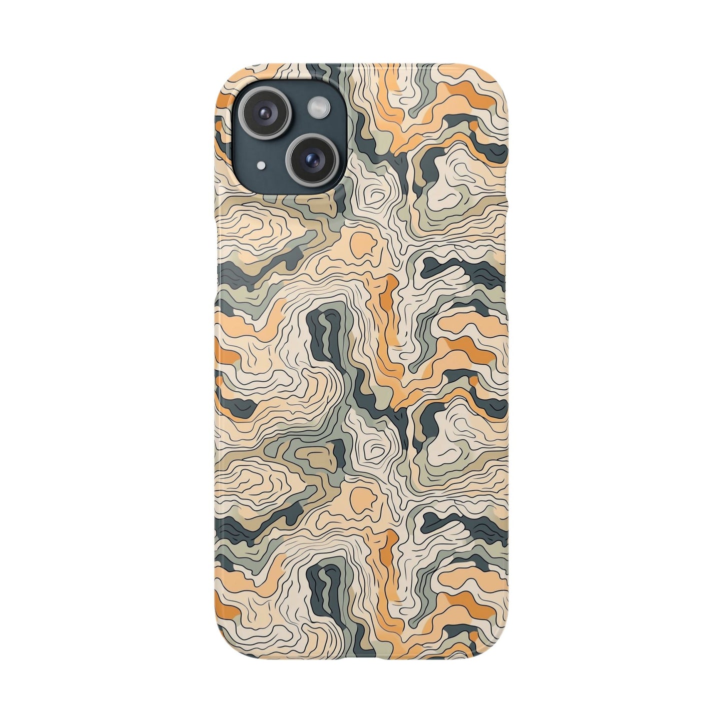 Earthy Abstract Snap Case
