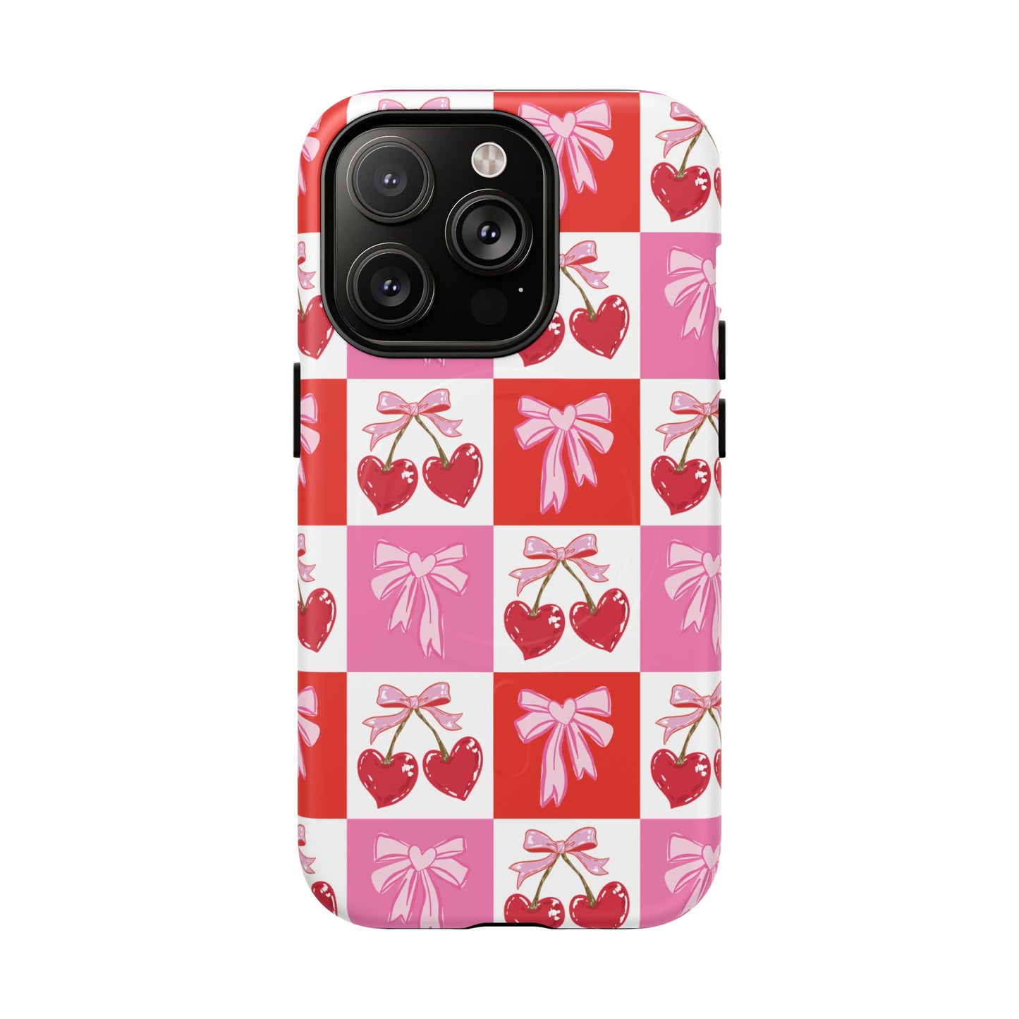 Sweet Pink Coquette Tough Magnetic Phone Case