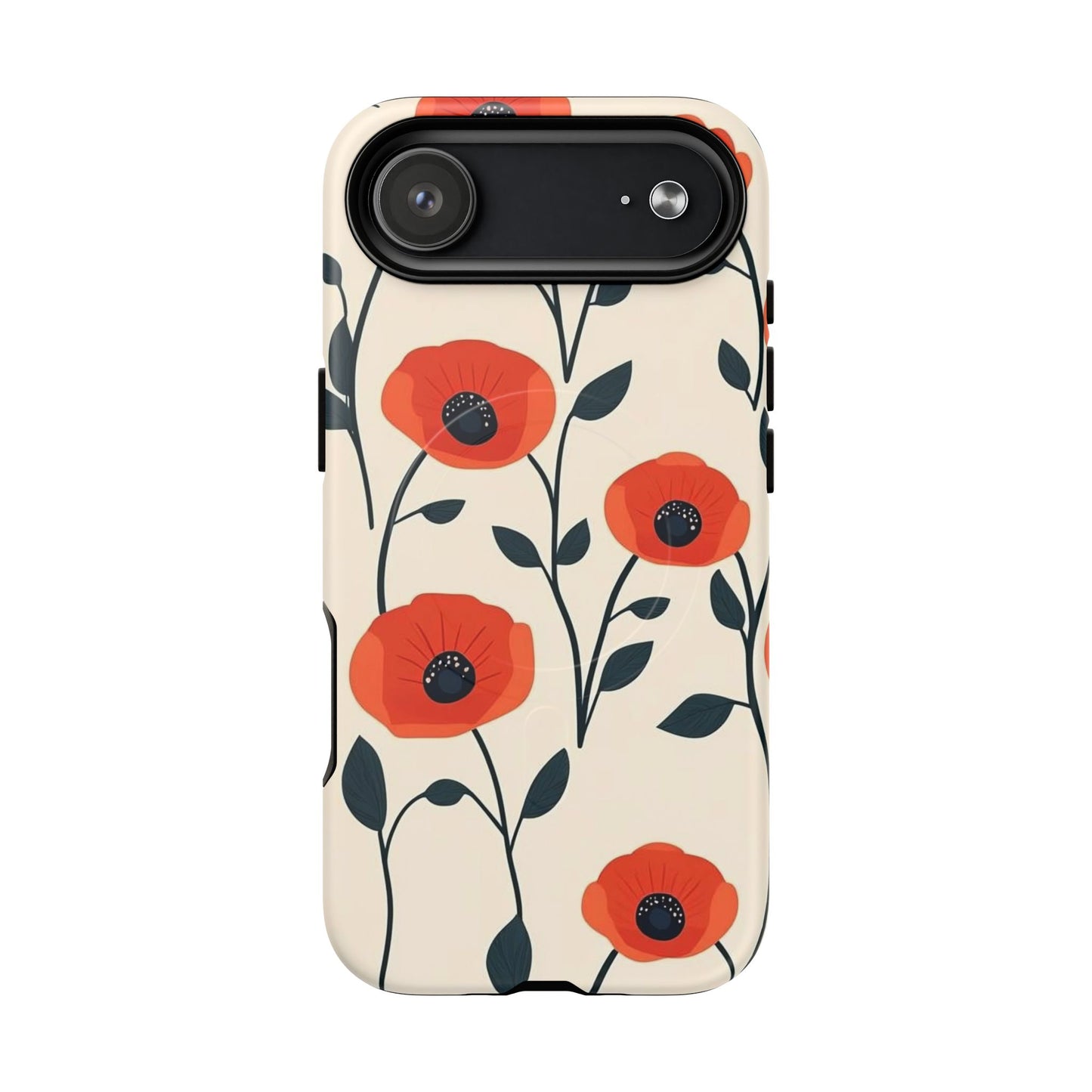 Poppy Fields Tough Magnetic Phone Case