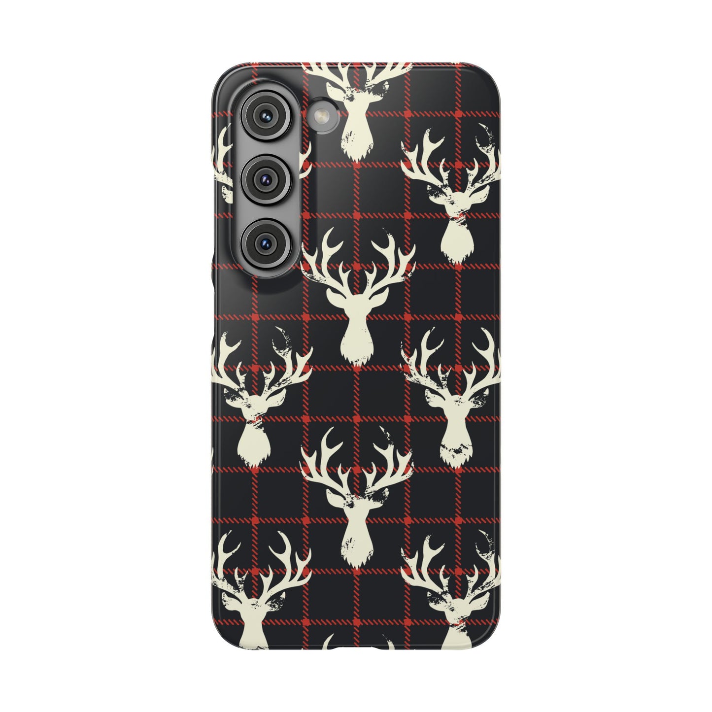 Stag Plaid Snap Case