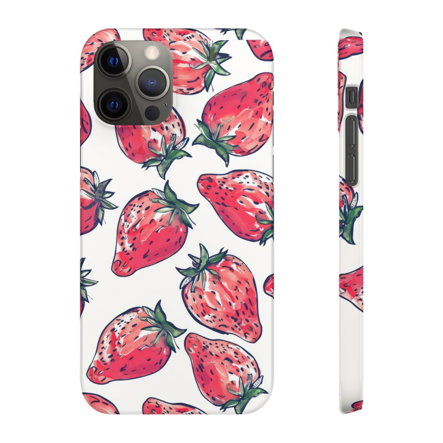 Creamy Berry Phone Snap Case