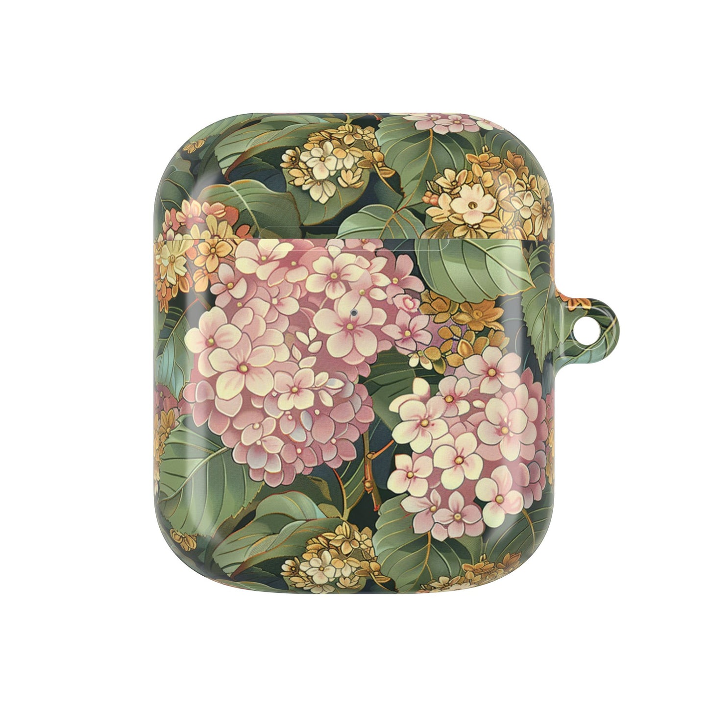 Vintage Hydrangea Floral AirPod Case