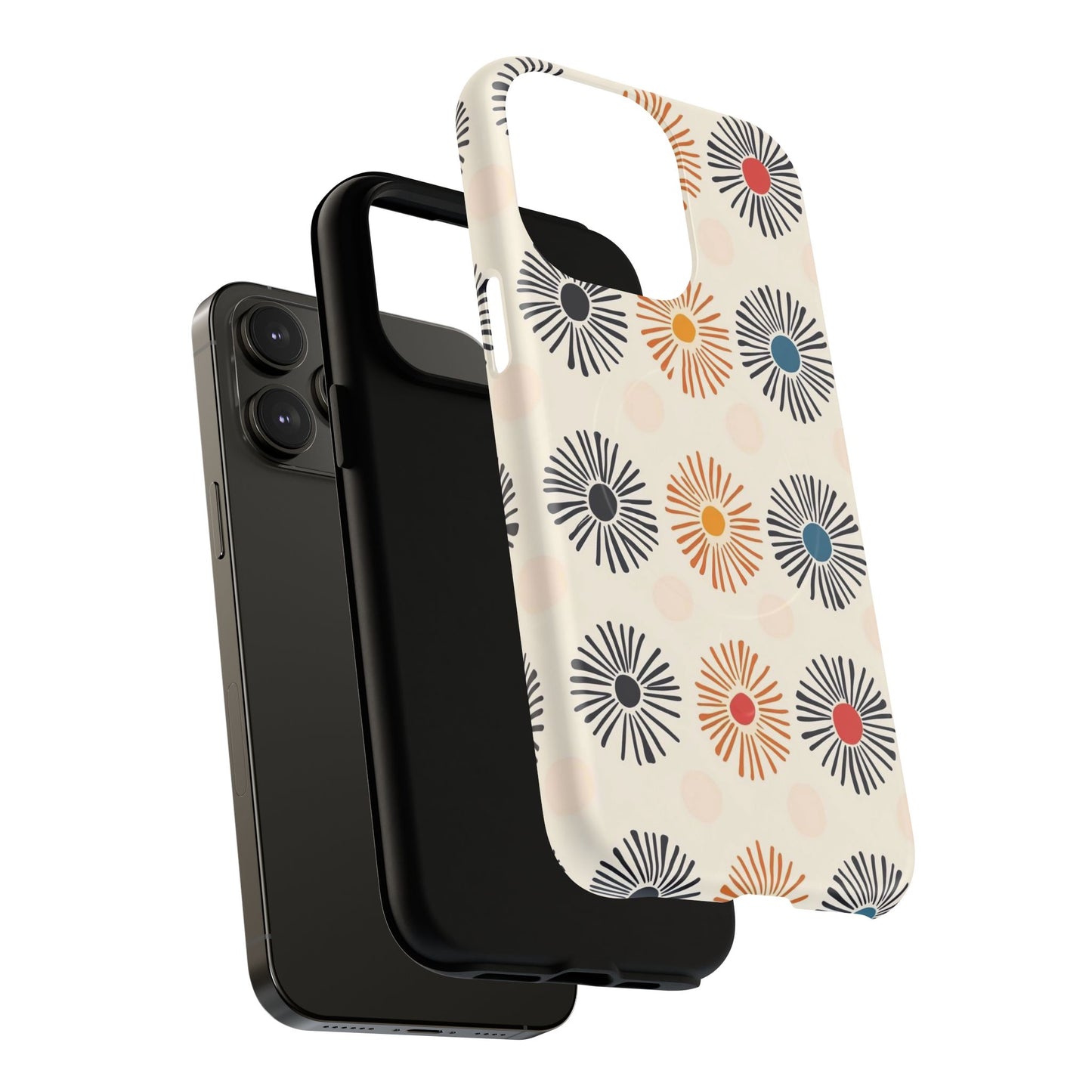 Burstwise Colorful Floral Tough Magnetic Case