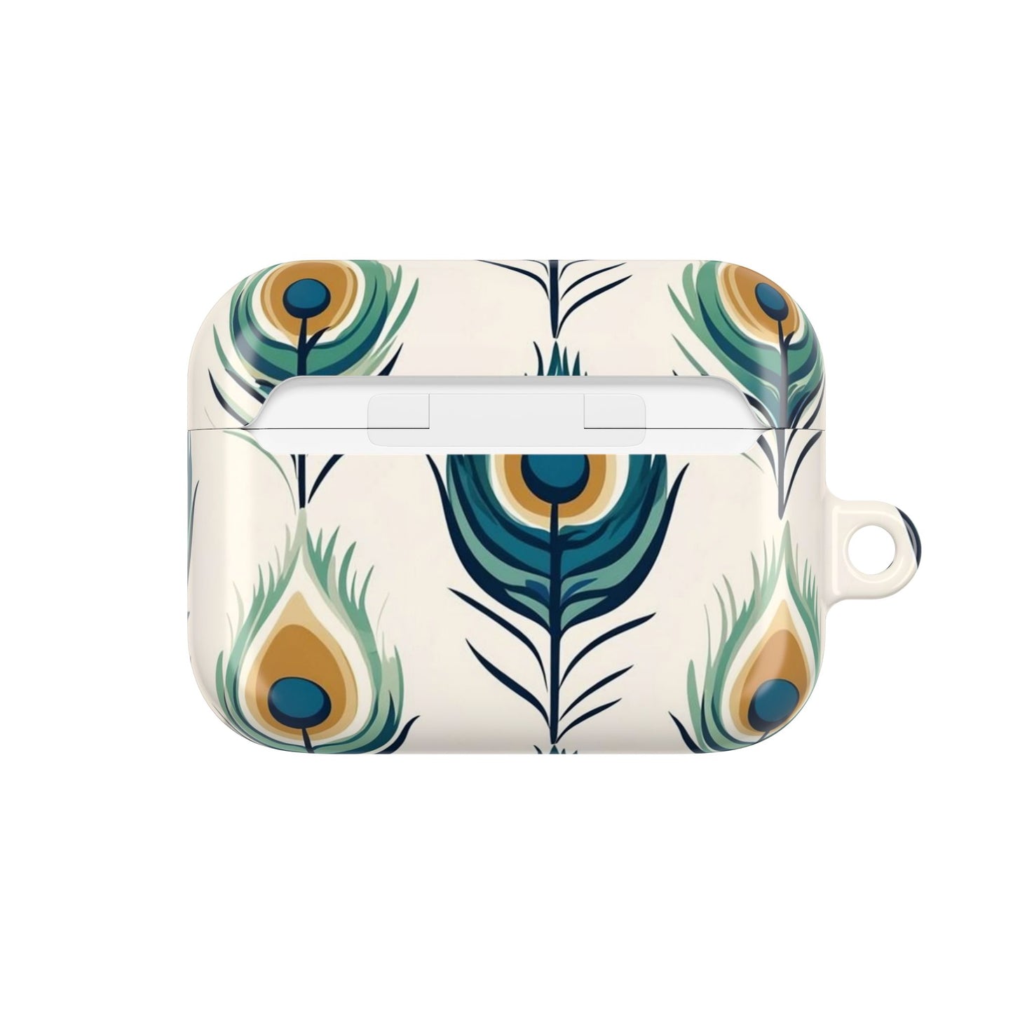 Strutting Peacock Feather AirPod Cases
