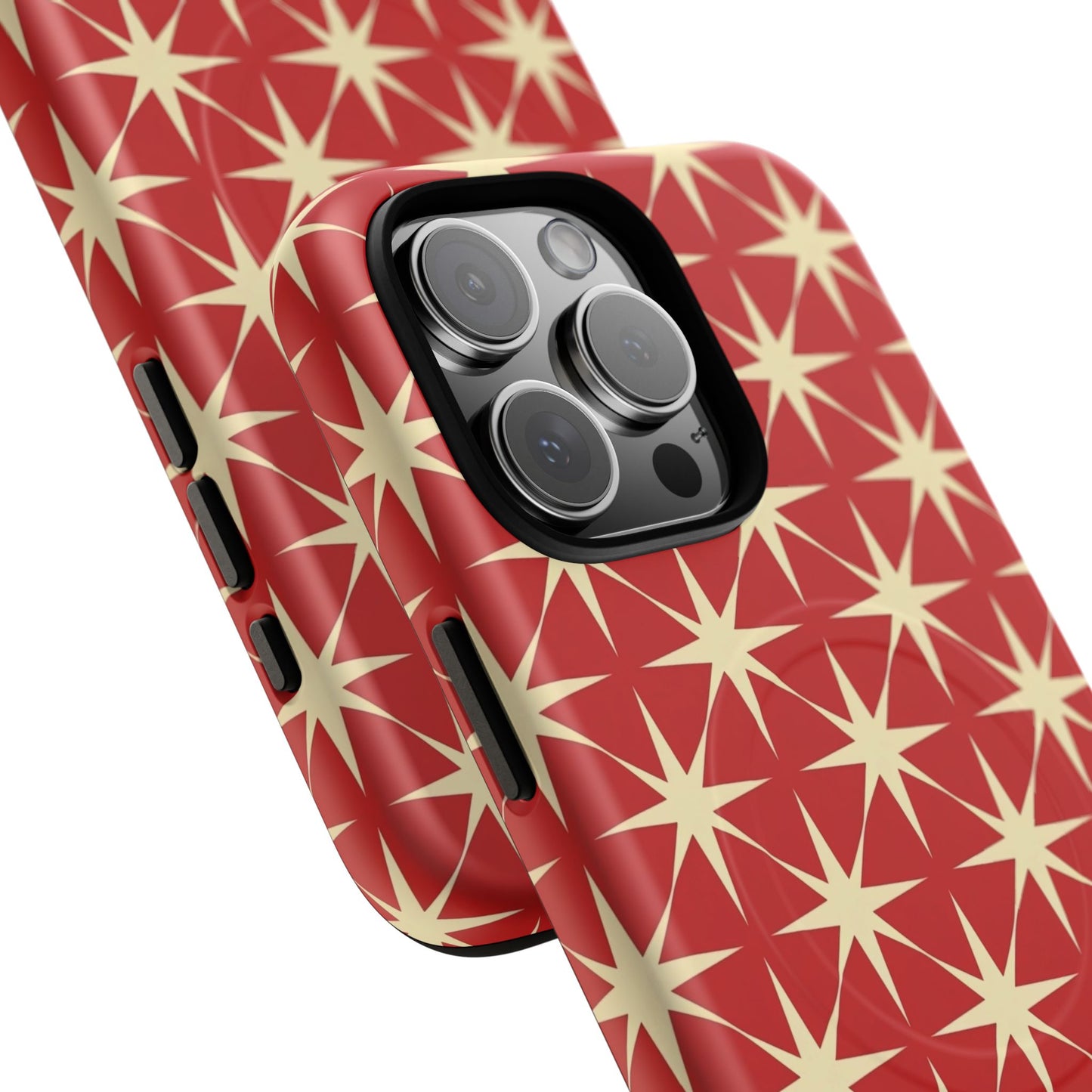 Crimson Star Tough Magnetic Phone Case