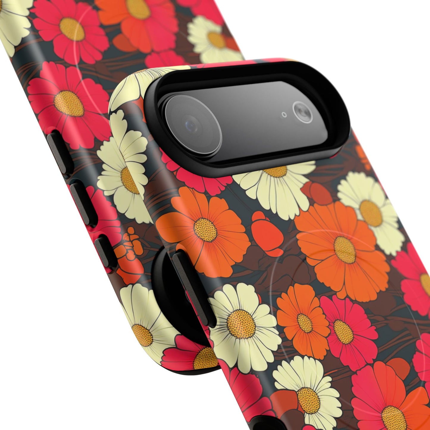 Flower Power Vintage Phone Tough Magnetic Case