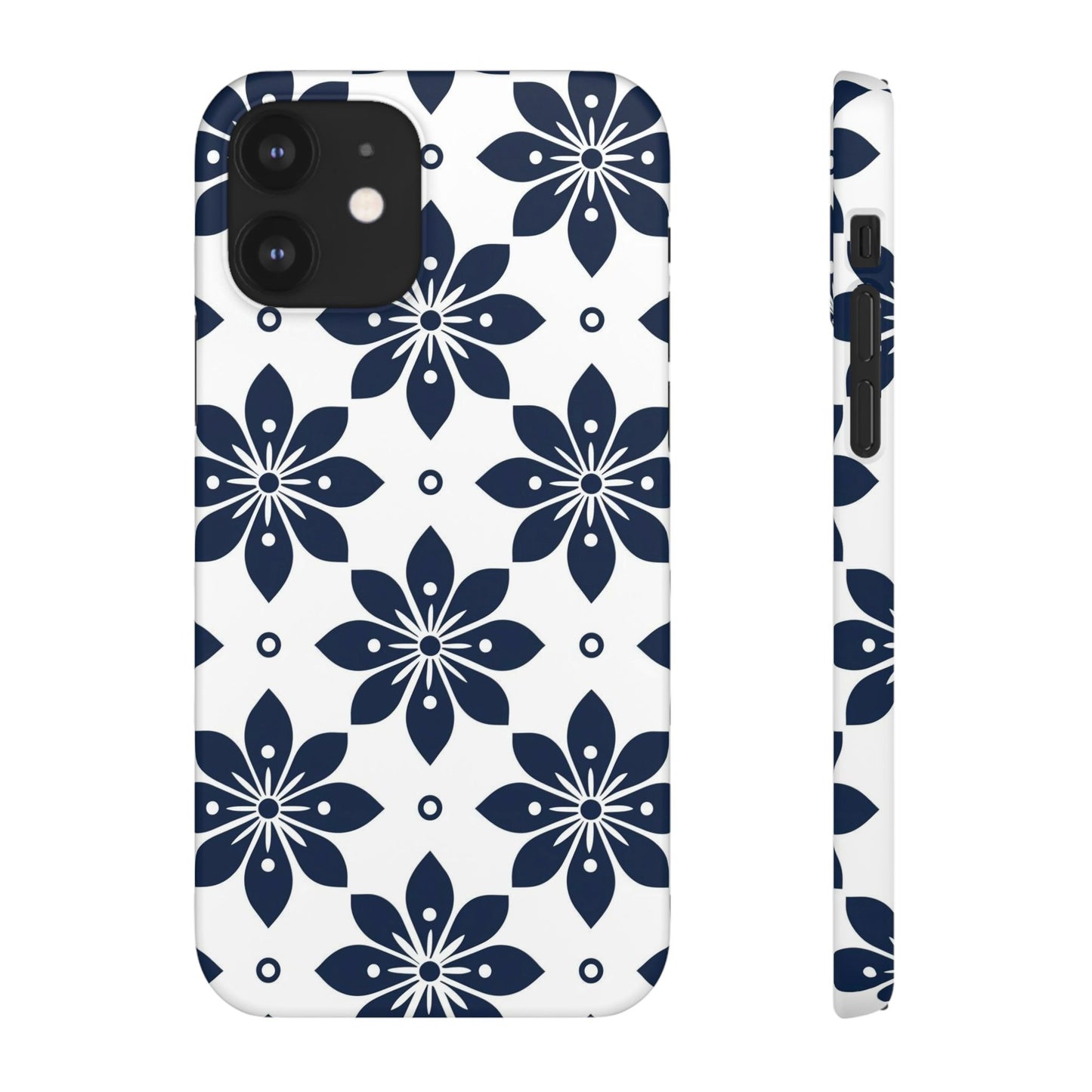 Azure Lattice Snap Case