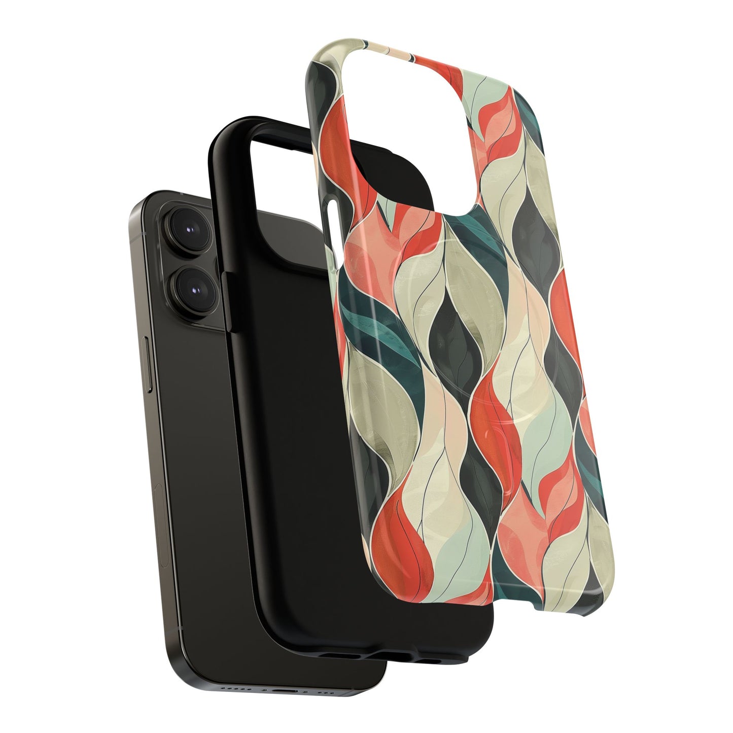 Soft Swirl Floral Tough Magnetic Case