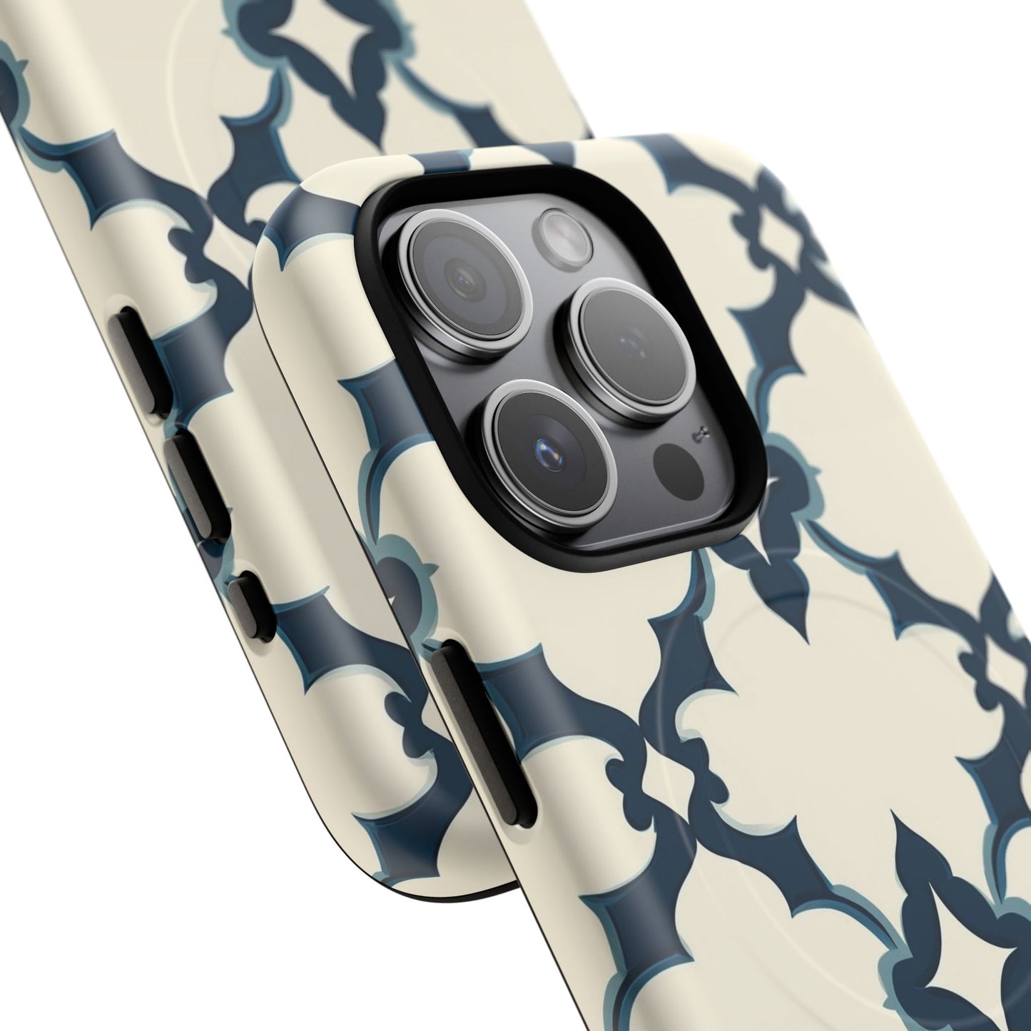Midnight Quatrefoil Tough Magnetic Case