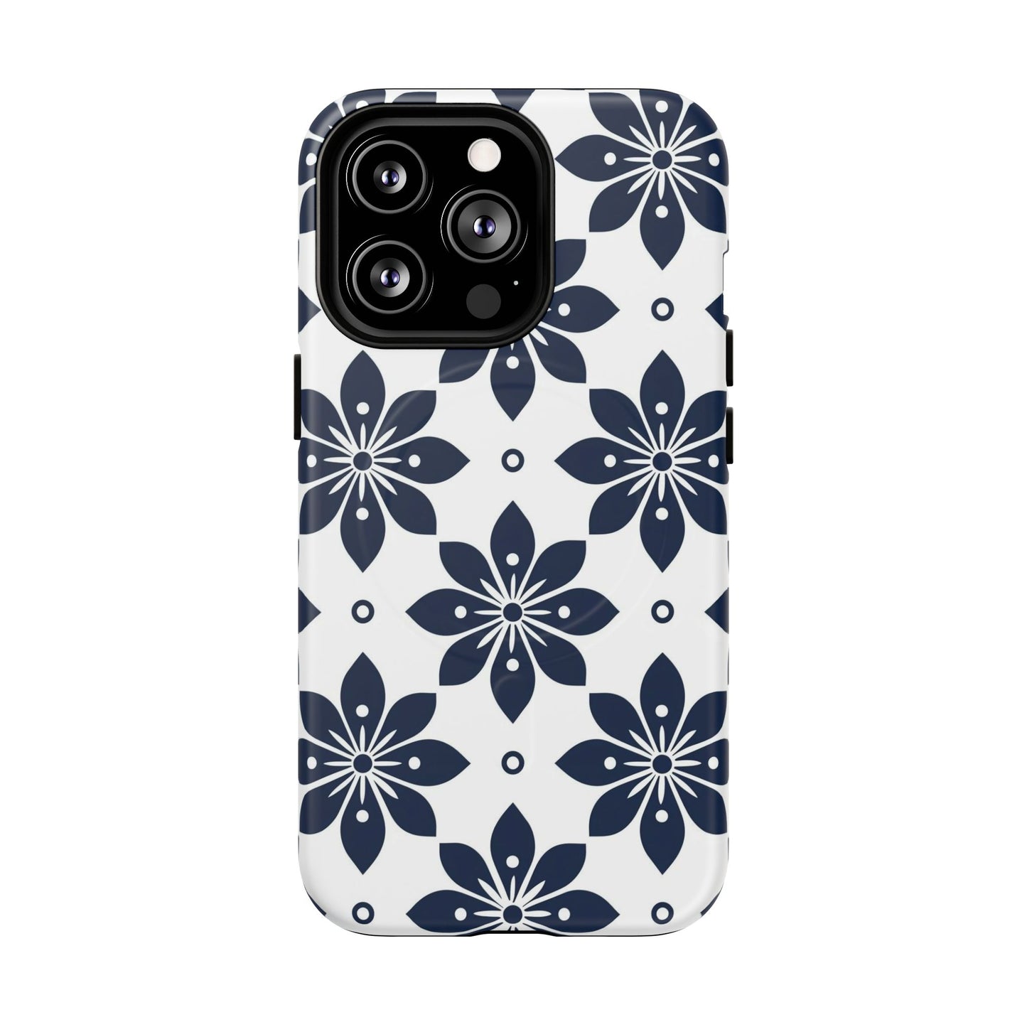 Azure Lattice Tough Magnetic Case