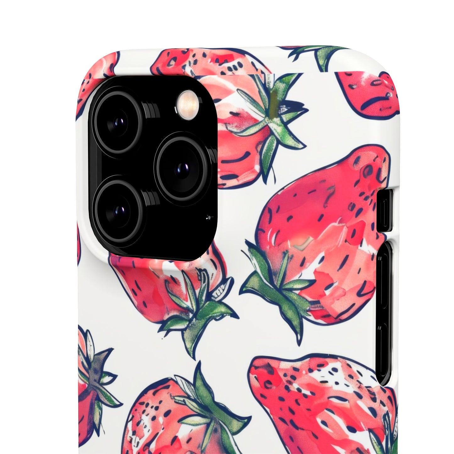 Creamy Berry Phone Snap Case