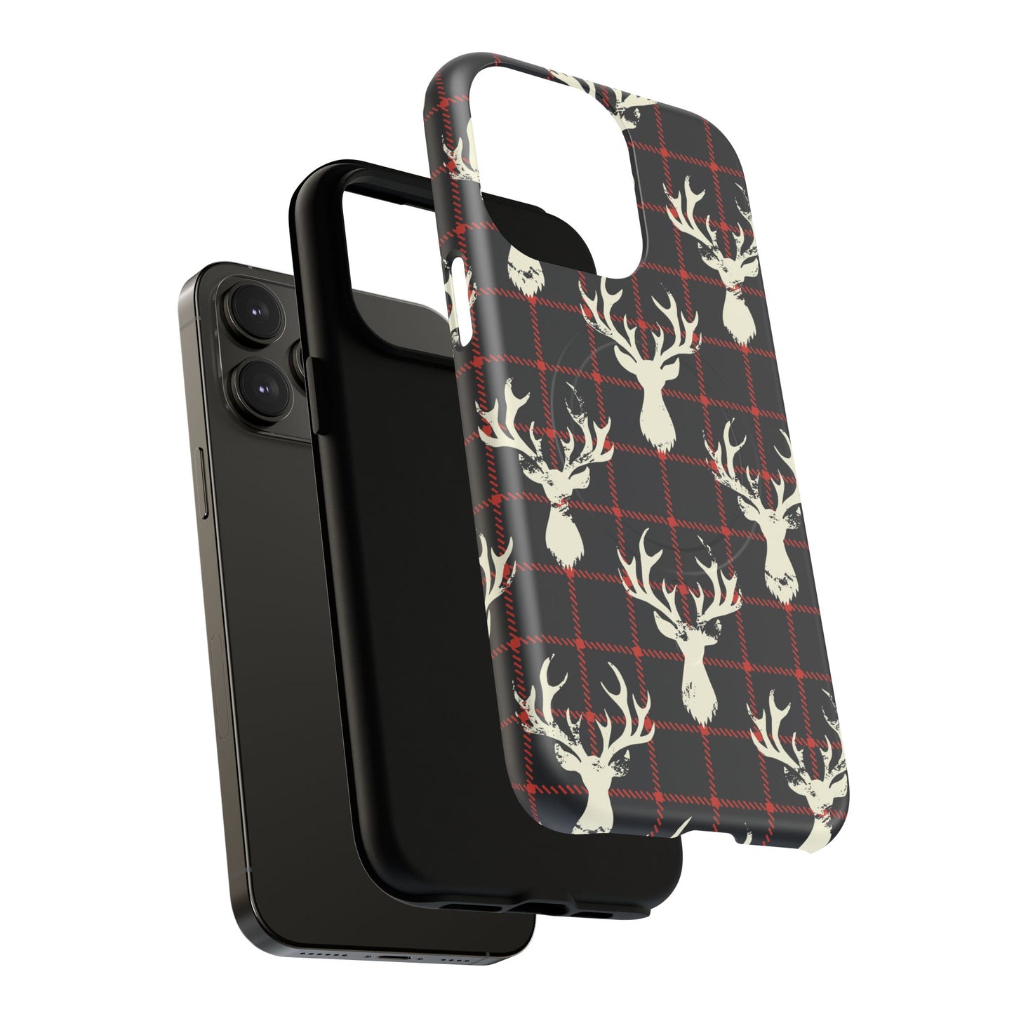 Stag Plaid Tough Magnetic Case